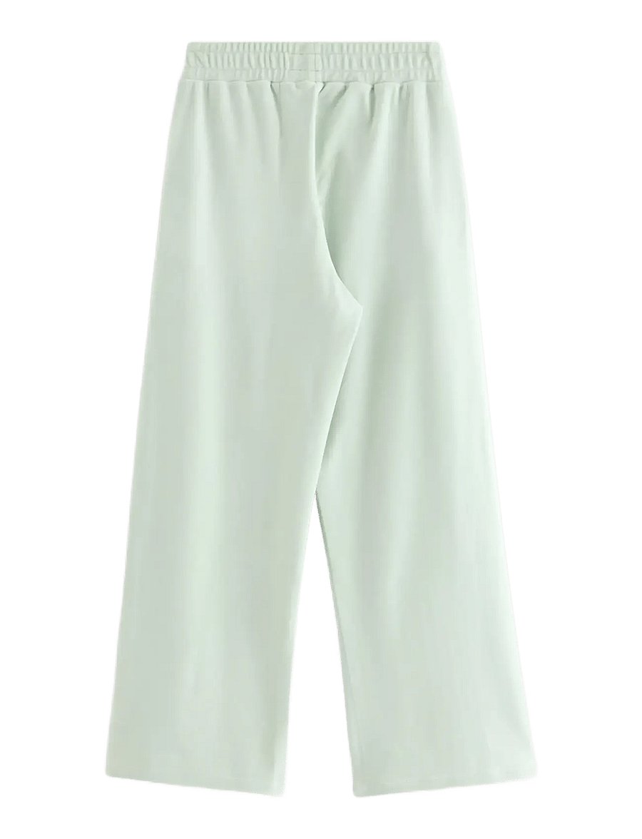 Lindex - Wide trousers in velour - mjukisbyxor - light dusty green - 2