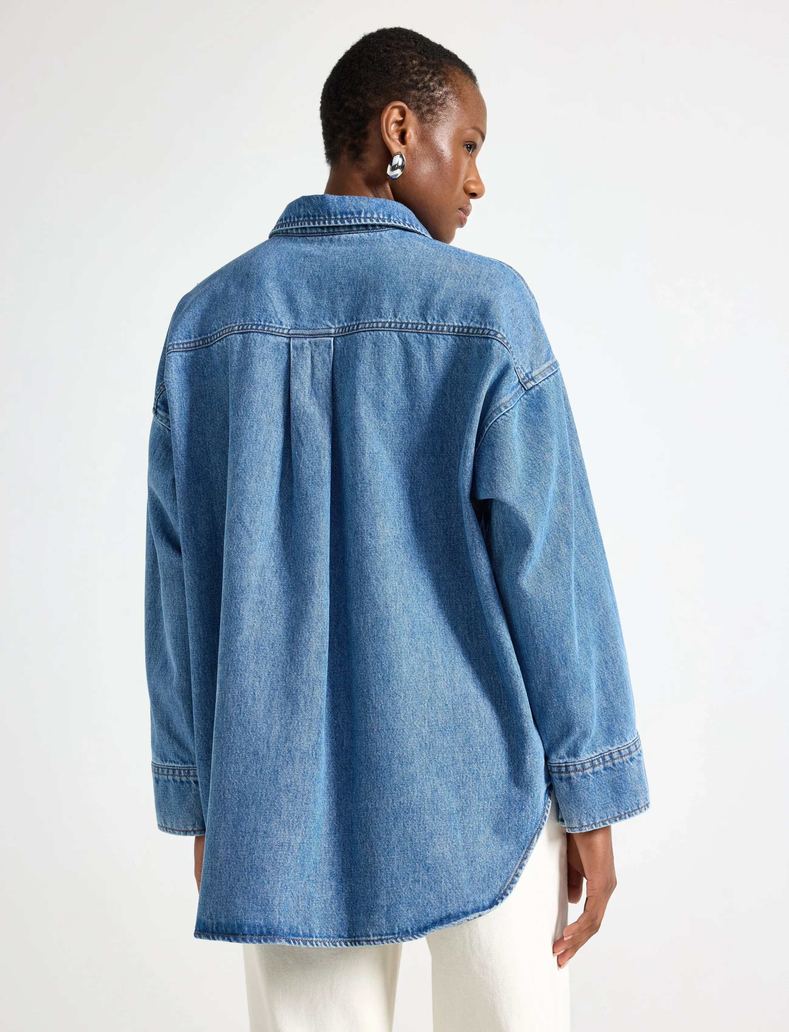 Lindex - Skjorte i denim - denim blue - 3