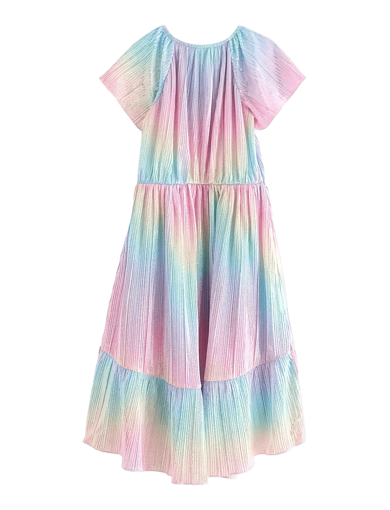 Lindex - Dress ss plisse rainbow AOP - partykleider - light pink - 2