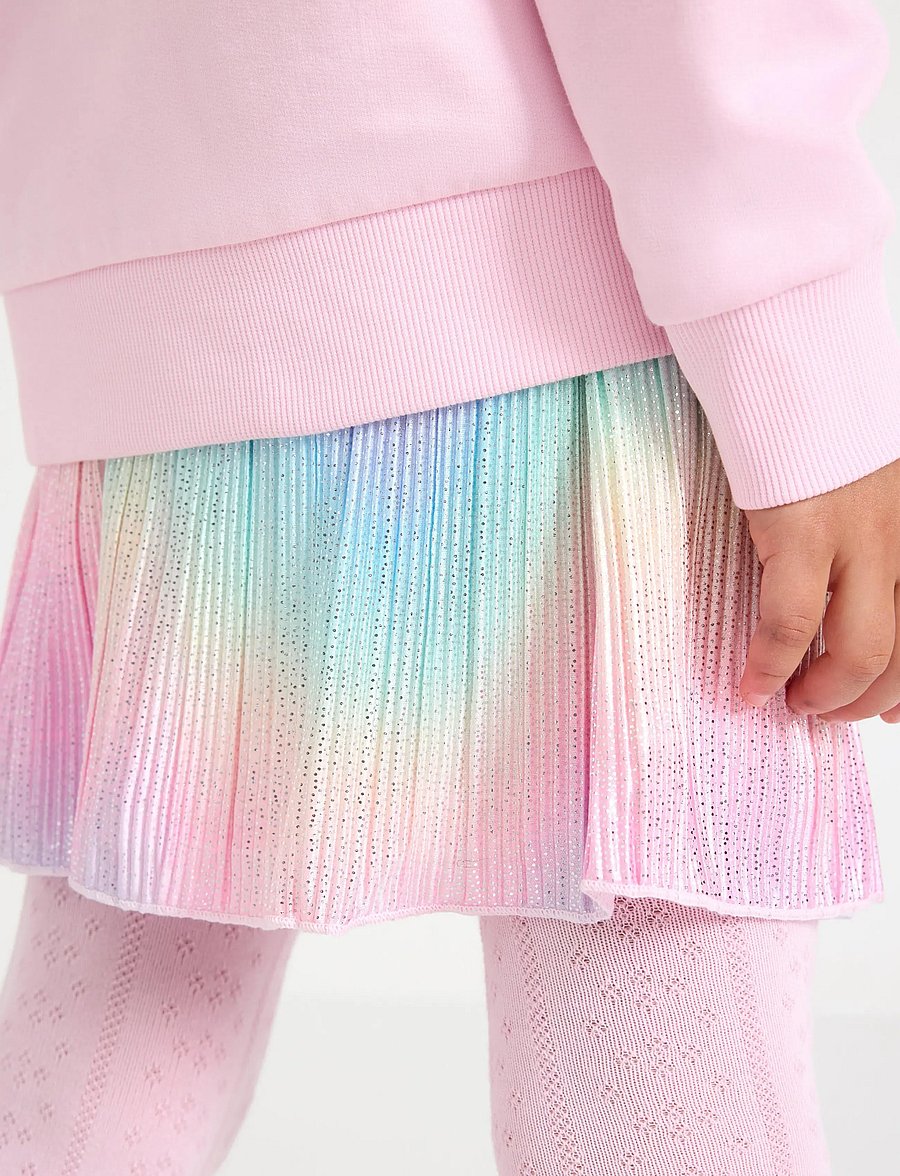 Lindex - Plissé skirt - kurze röcke - light pink - 4