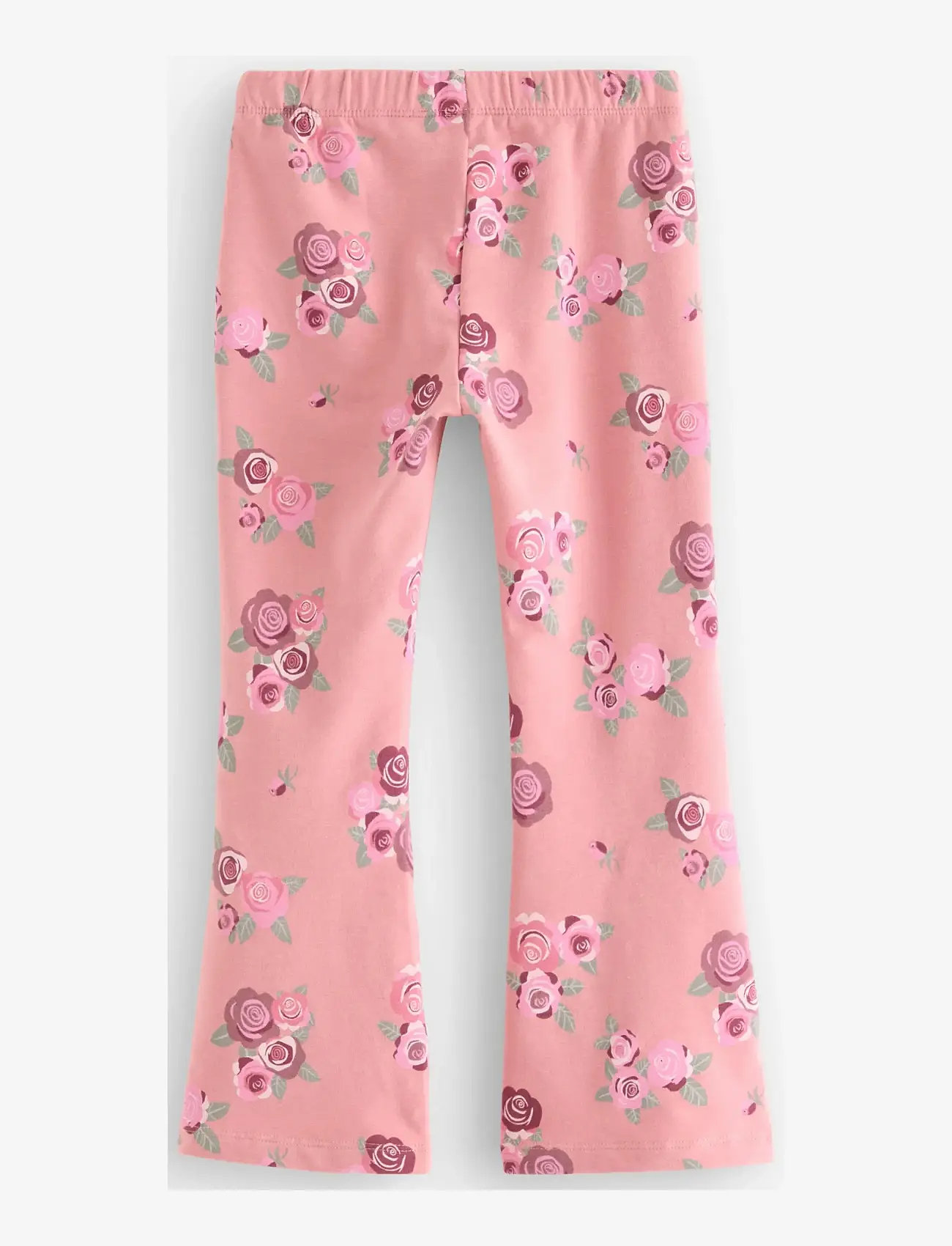 Lindex - Leggings flare br AOP - leggings - dusty pink - 2