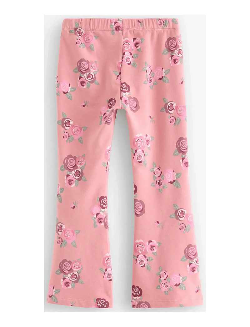 Lindex - Leggings flare br AOP - leggings - dusty pink - 2