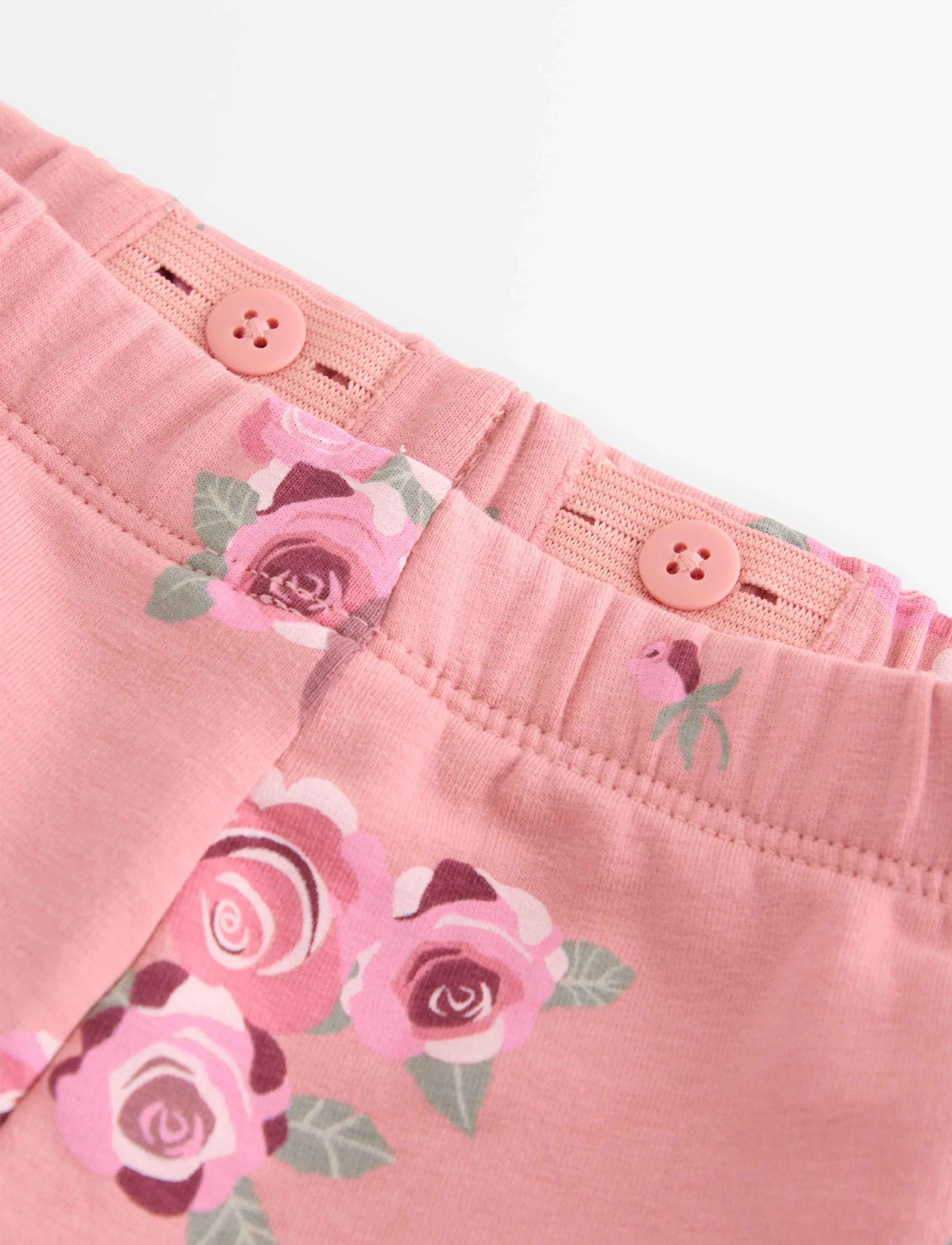 Lindex - Leggings flare br AOP - leggings - dusty pink - 5