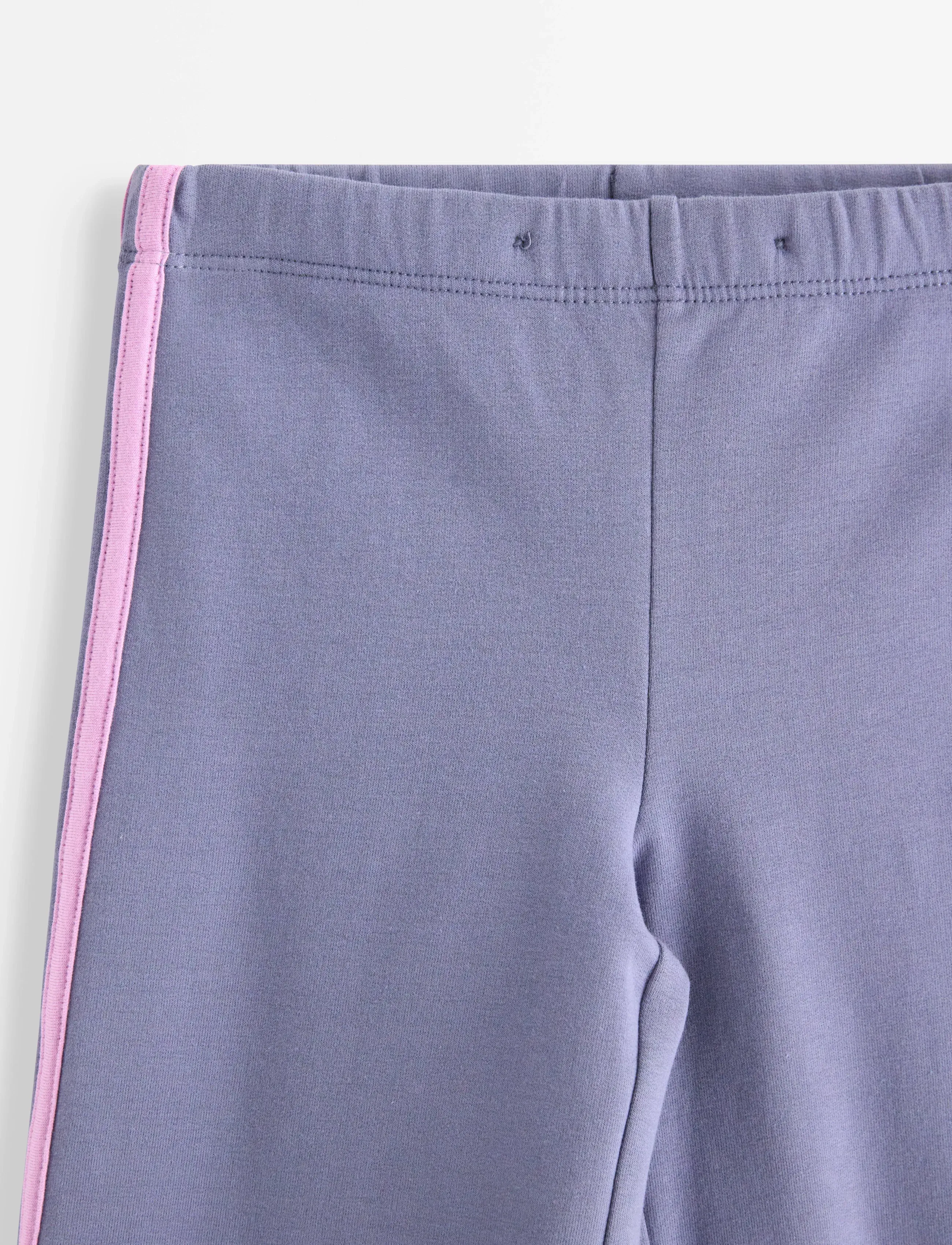 Lindex - Trousers straight tape at side - jogginghosen - dusty lilac - 5