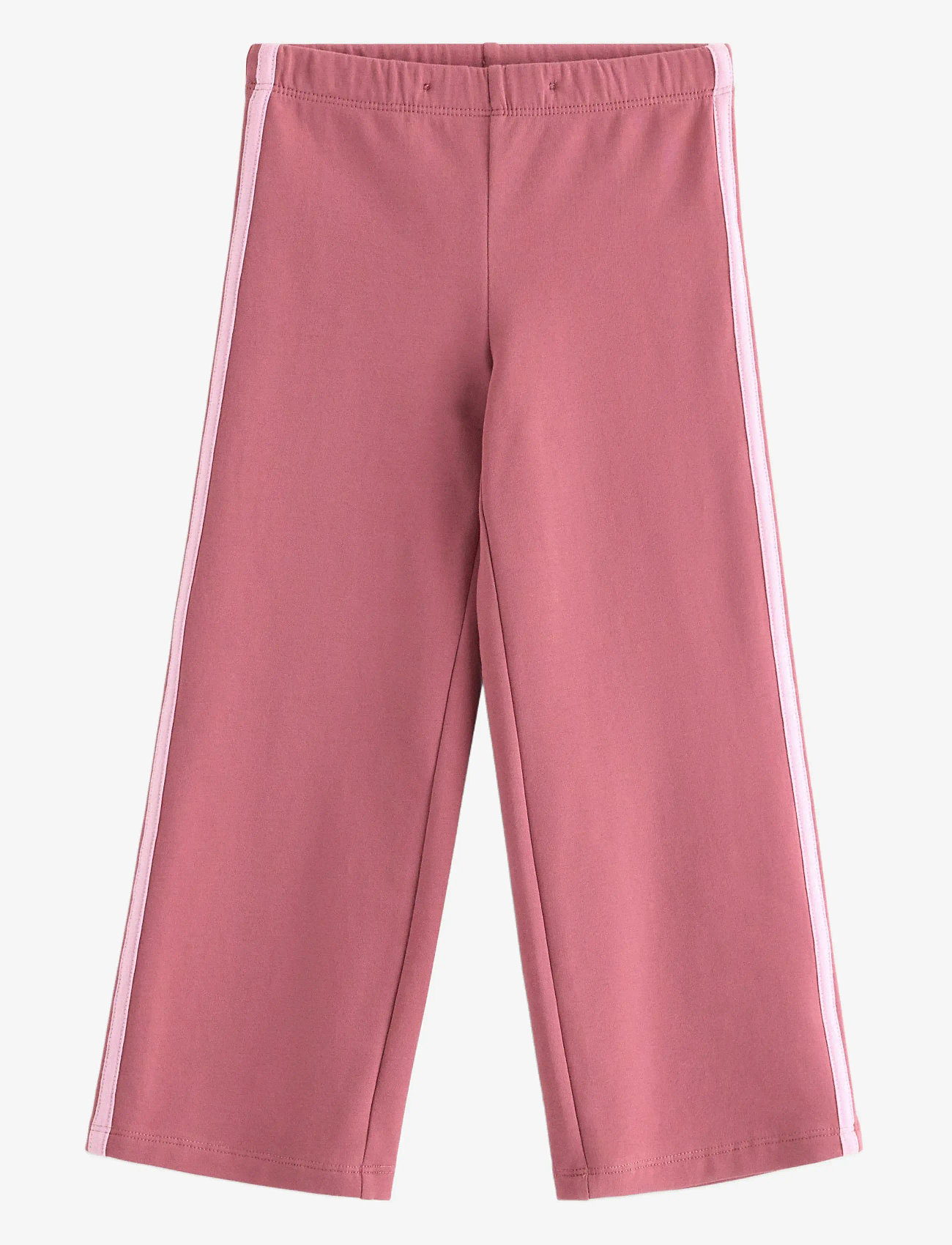 Lindex - Trousers straight tape at side - sweatpants - dusty pink - 1