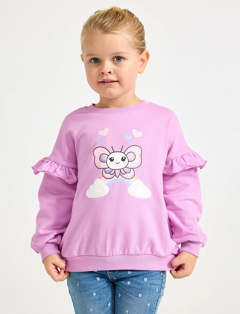 Lindex - Sweatshirt placement print - sweatshirts - light lilac - 0