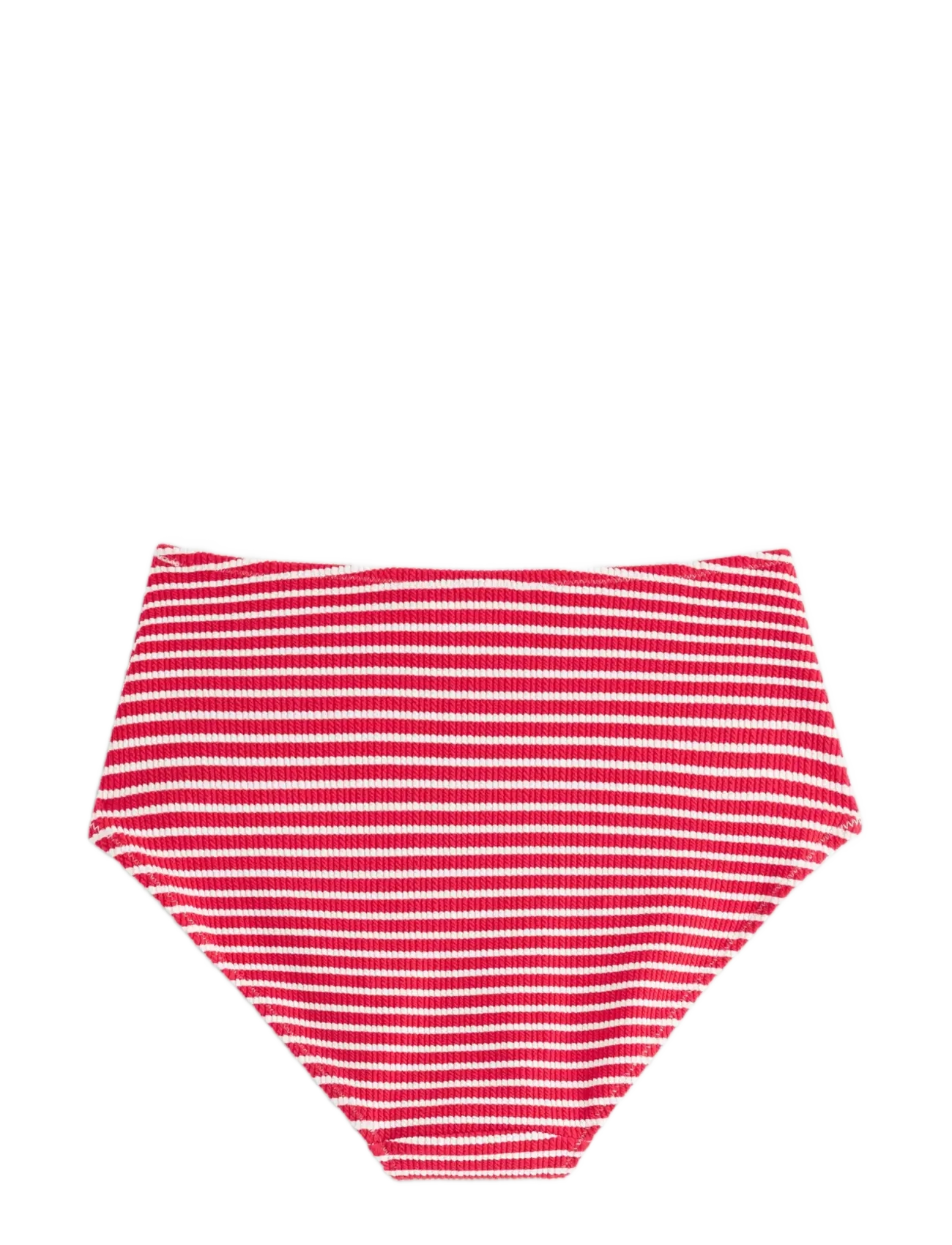 Lindex - Crinkled bikini bottom with high waist - high waist bikini bottoms - red - 2