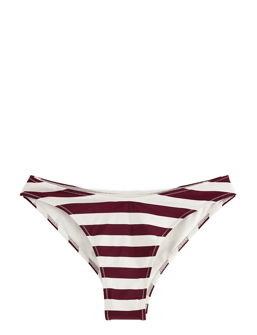 Lindex - Brazilian bikini bottom - brazilian bikinis - dark dusty red - 1