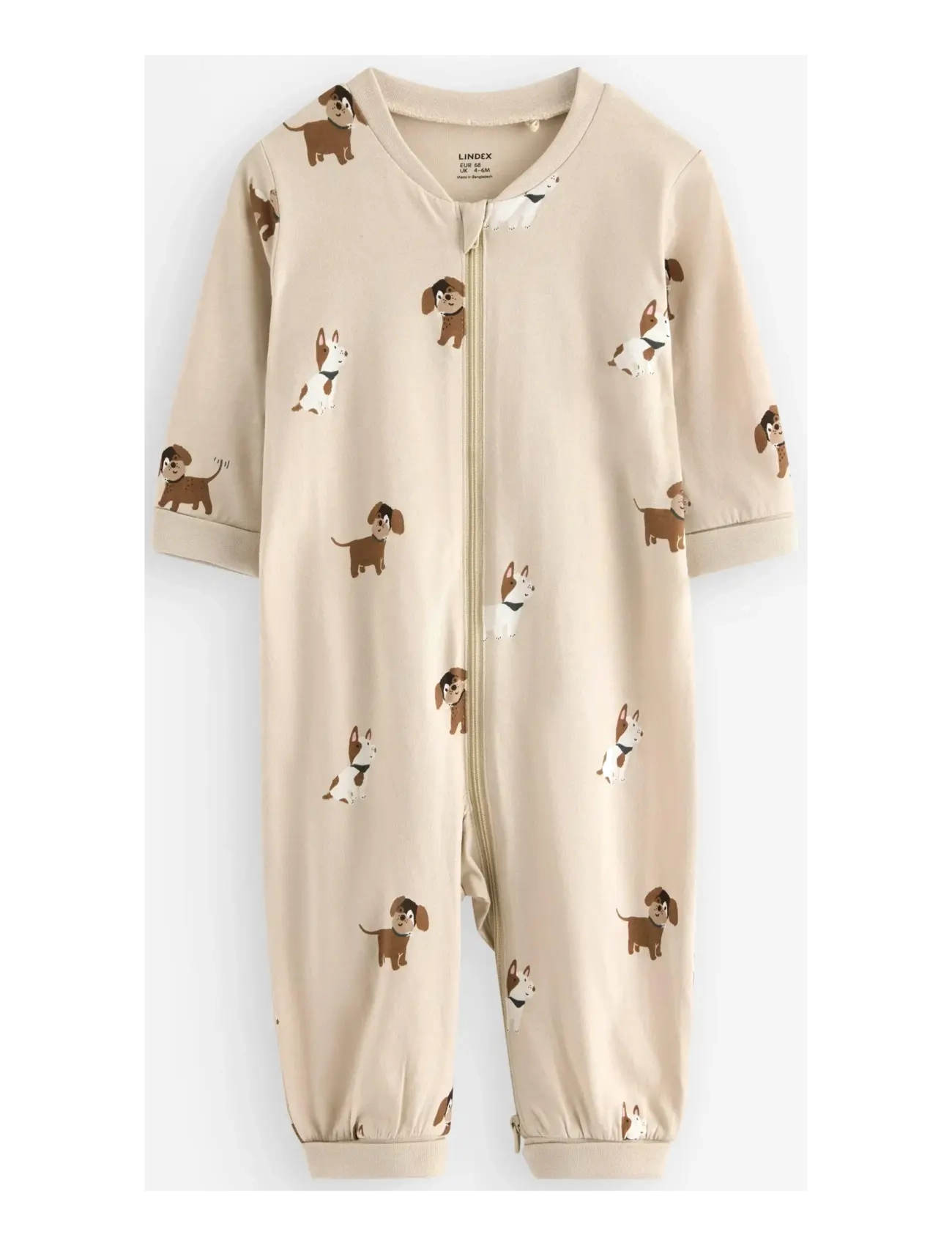 LINDEX Pyjamas With Application At The Back Beige - 56 - Kinder