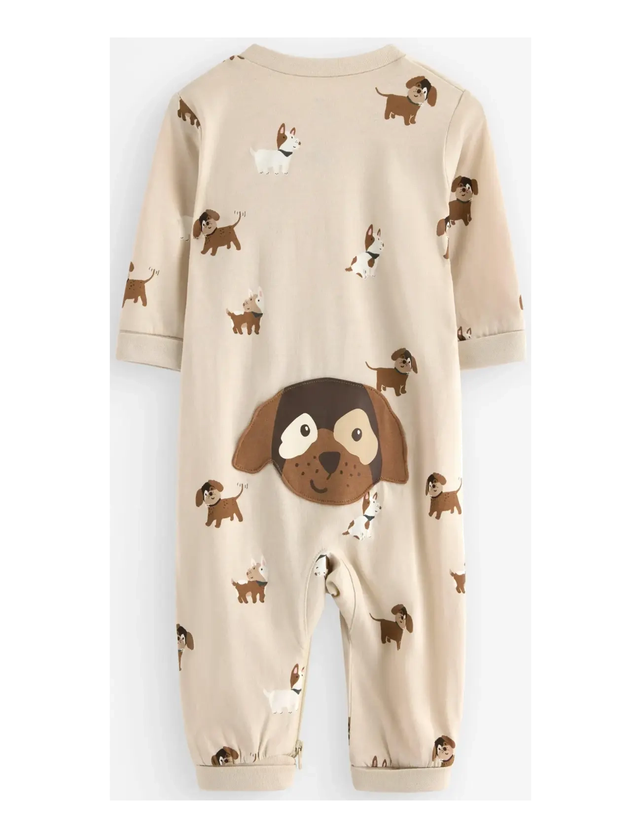 Lindex - Pyjamas with application at the back - light beige - 1