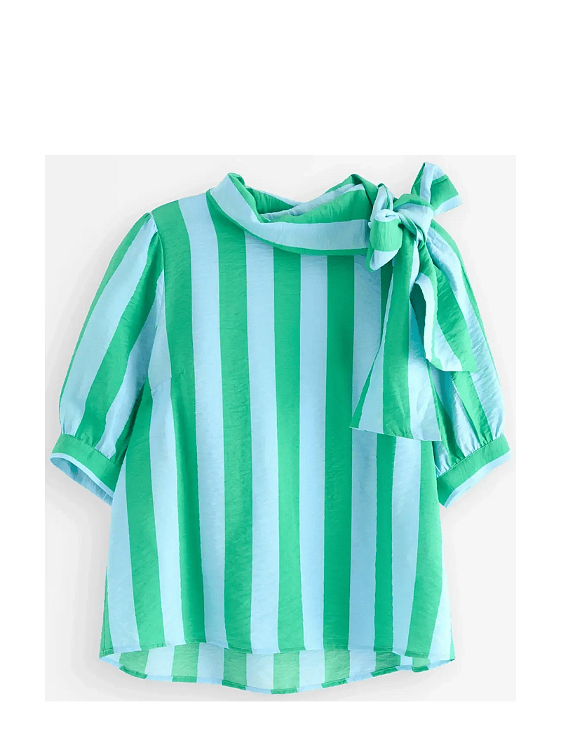 Lindex - Blouse Darcy - blouses à manches courtes - strong green - 1