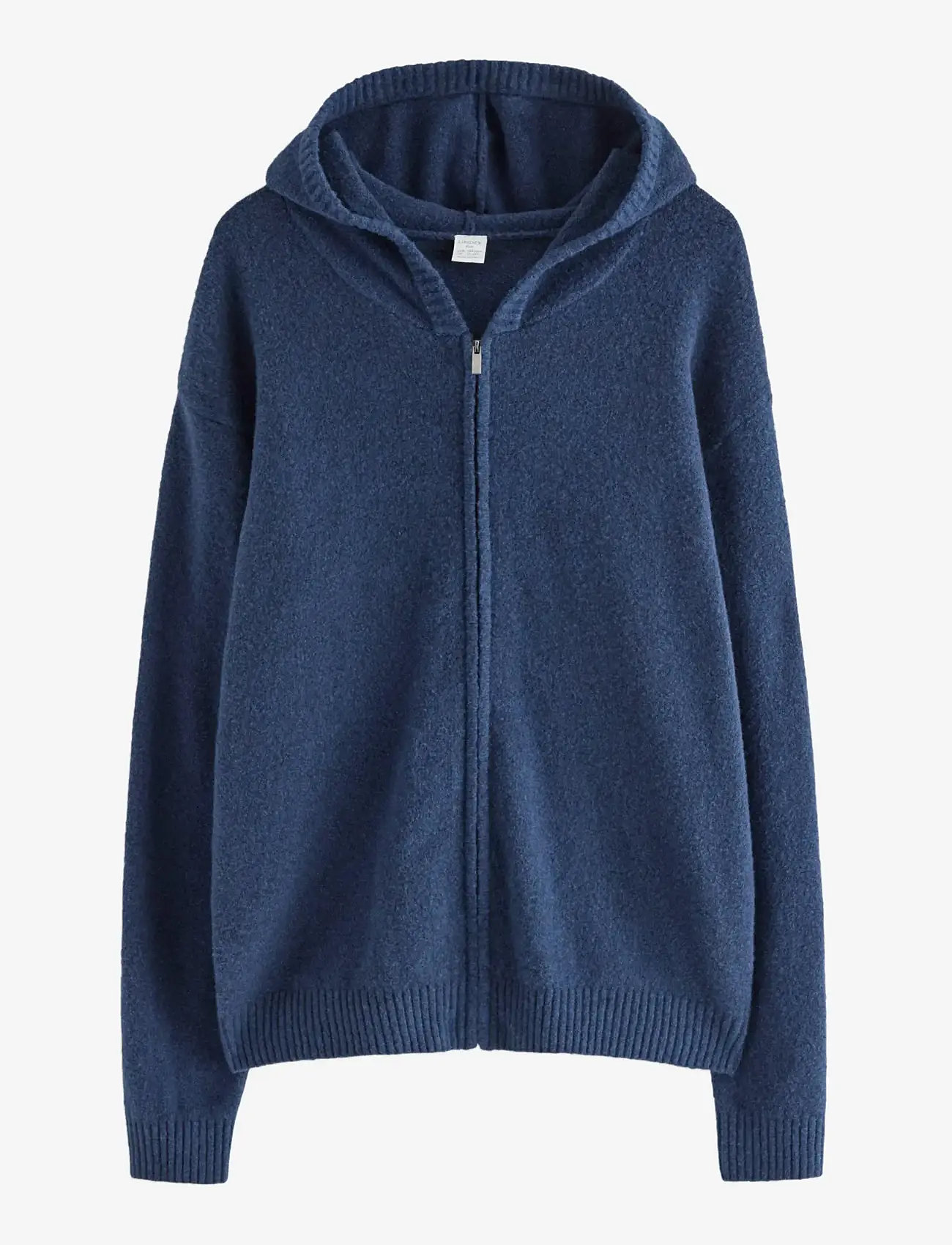 Lindex - Sweatshirt zip hood knitted - kapuzenpullover - dark blue melange - 1