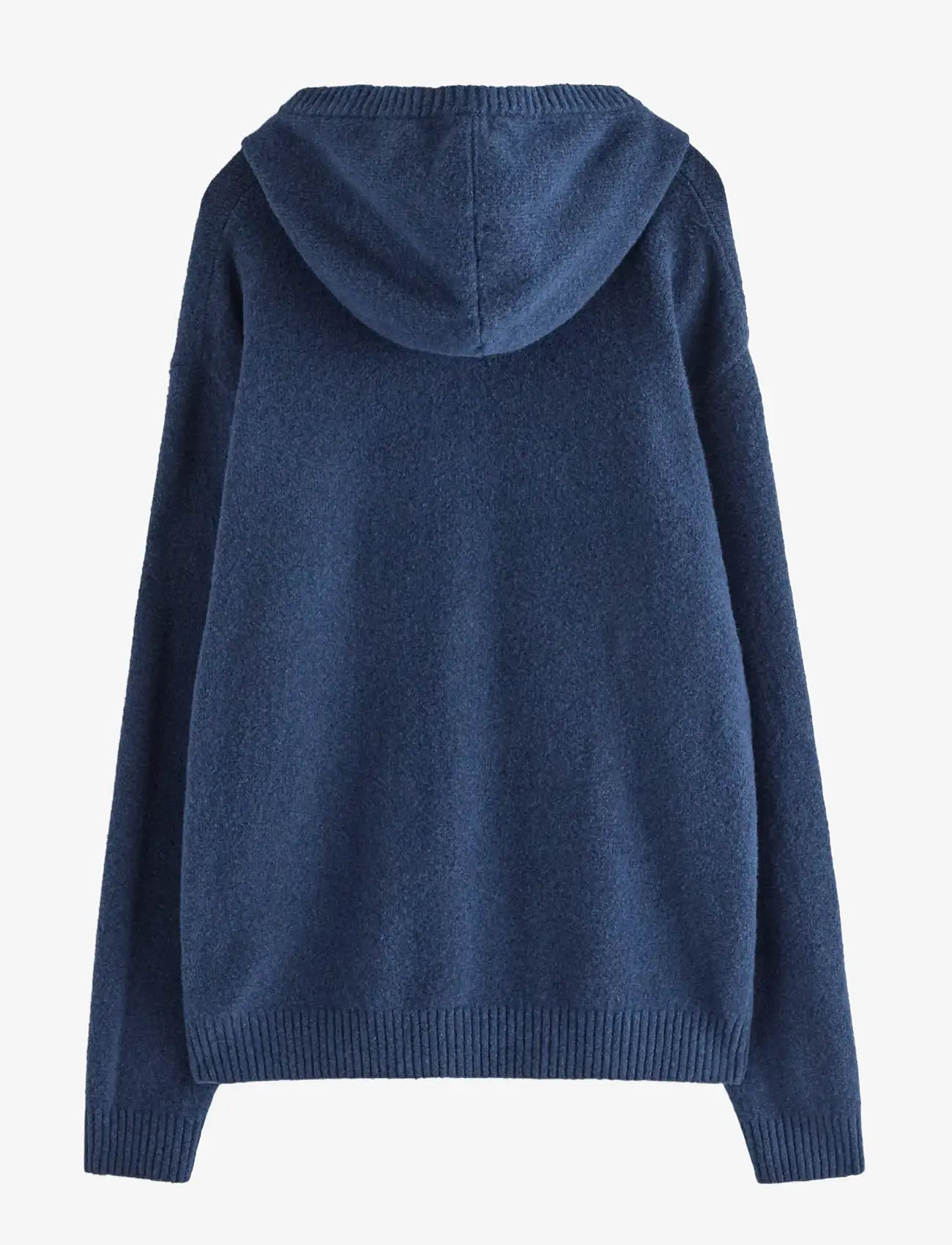 Lindex - Sweatshirt zip hood knitted - kapuzenpullover - dark blue melange - 2