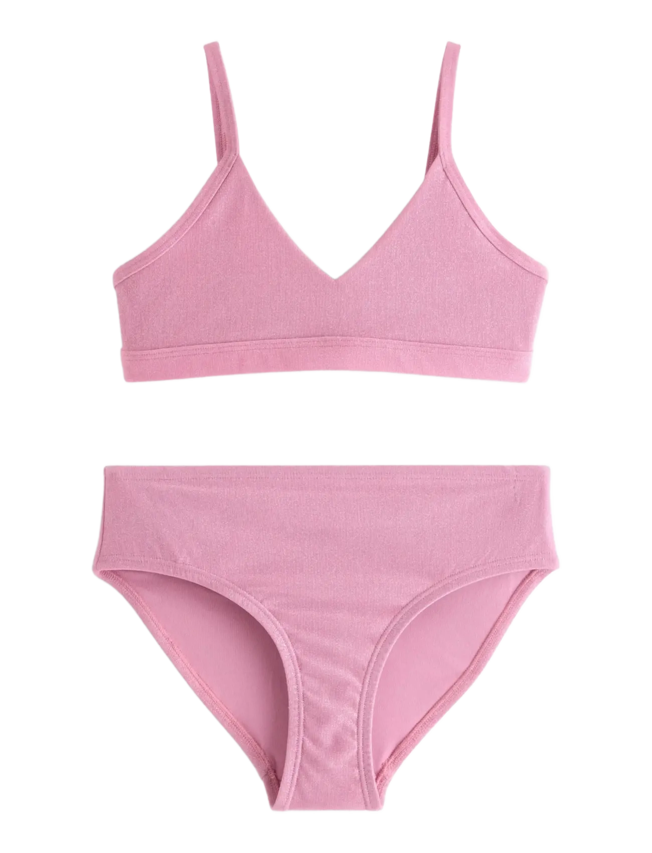 Lindex Bikini set with glitter - Nouveautés - PINK / pink/rose