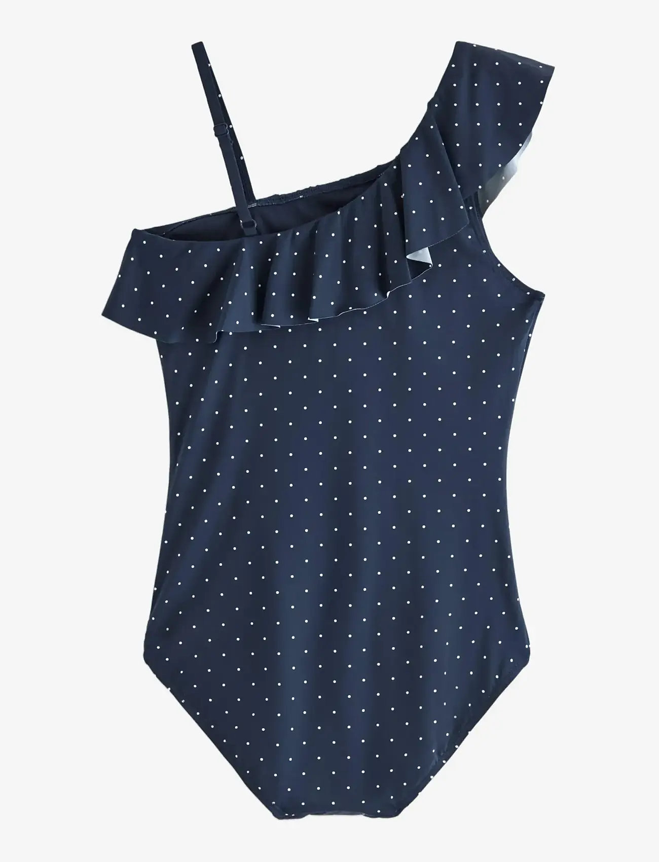 Lindex - Swimsuit with flounce - badedragter - navy - 1