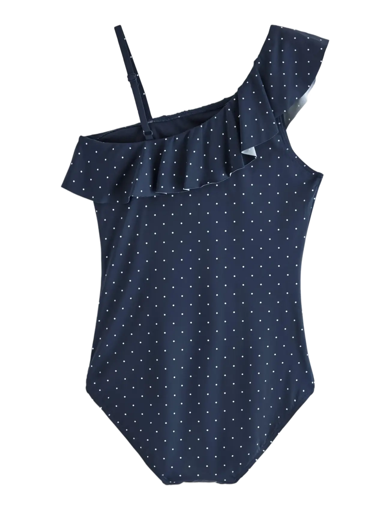 Lindex - Swimsuit with flounce - navy - 1