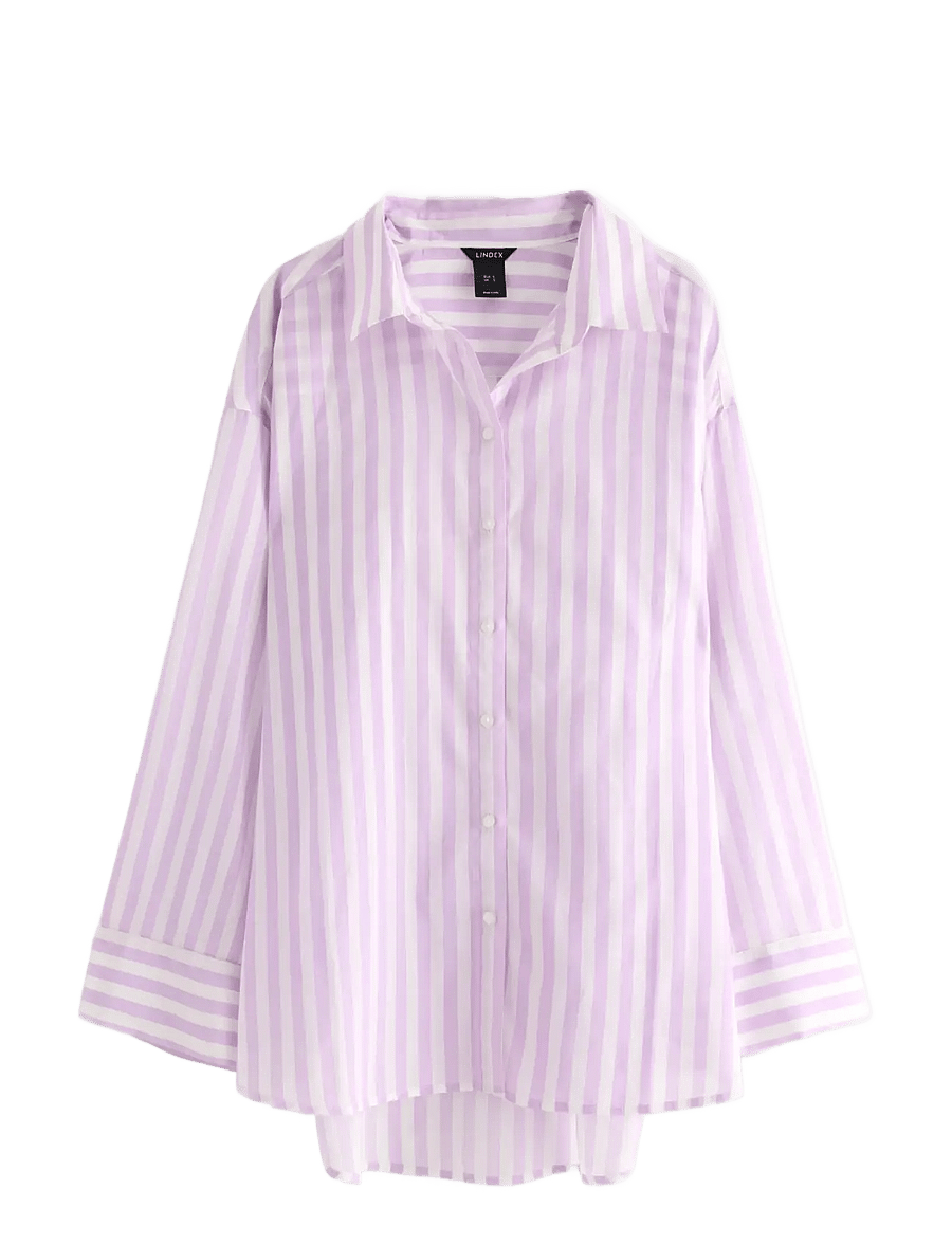 Lindex - Shirt - långärmade skjortor - light lilac - 1