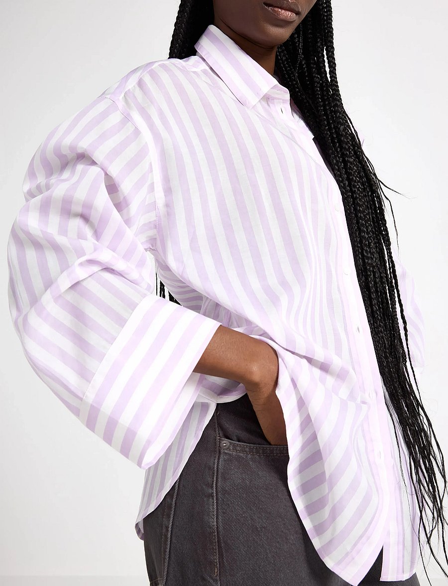 Lindex - Shirt - långärmade skjortor - light lilac - 4