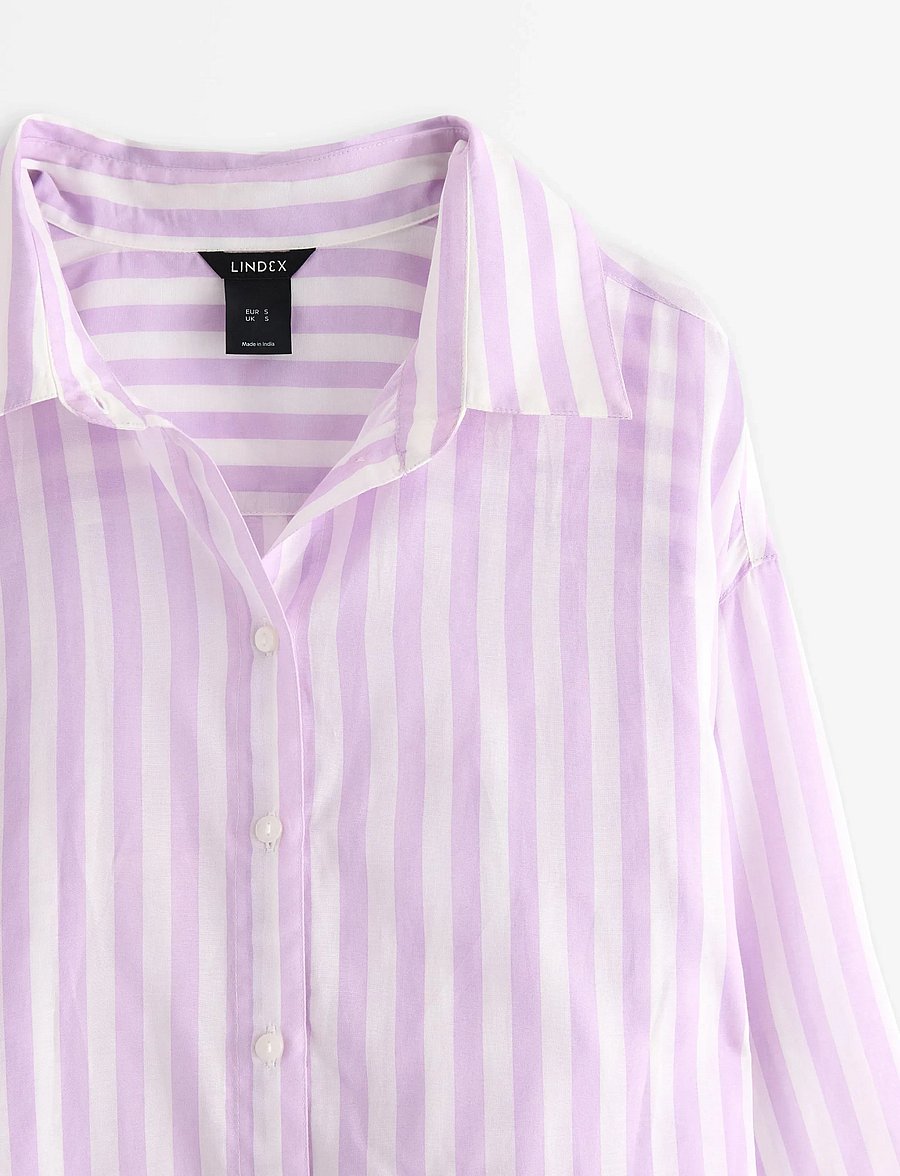 Lindex - Shirt - långärmade skjortor - light lilac - 5