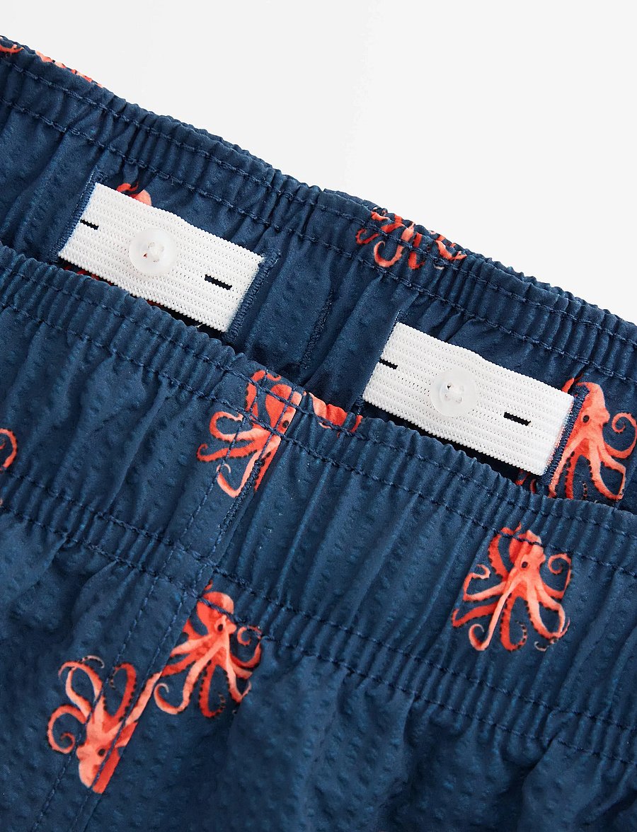 Lindex - Swim shorts with structure - shorts de bain - dk dusty blue - 5