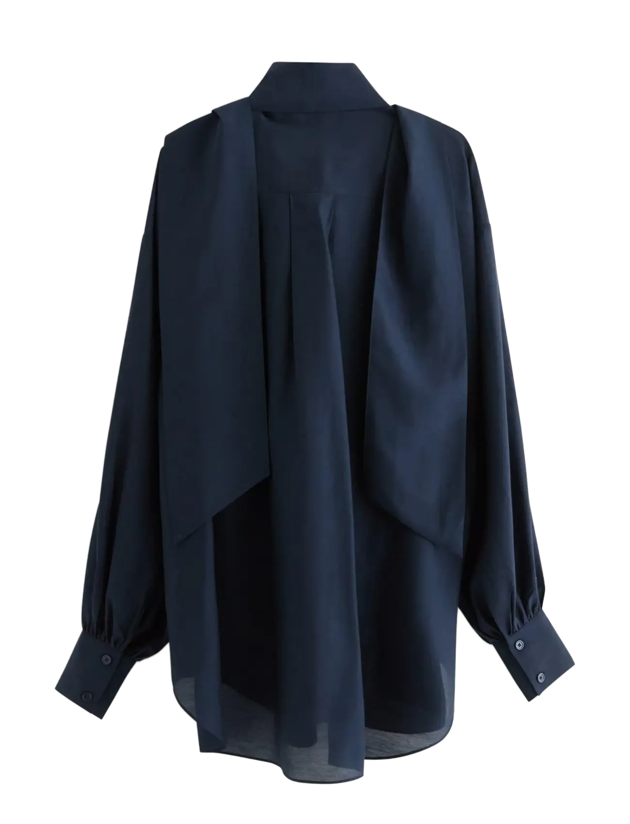 Lindex - Blouse Frida - langærmede bluser - dk blue - 2