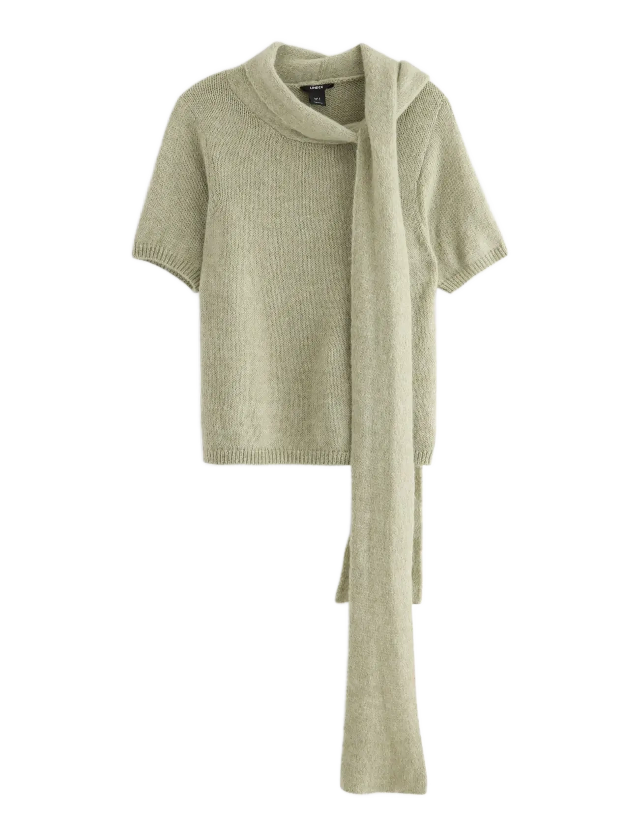 Lindex Sweater Cindy Bow - Riided - LIGHT GREEN / khaki/green