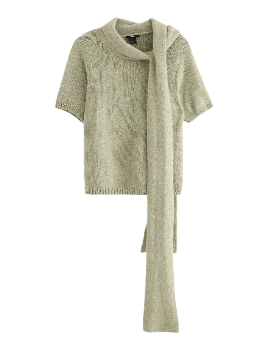 Lindex - Sweater Cindy Bow - pullover - light green - 1