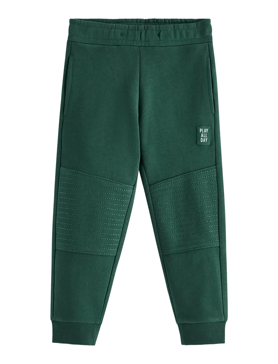 Lindex - Joggers with reinforced knees - jogginghosen - dark dusty green - 1