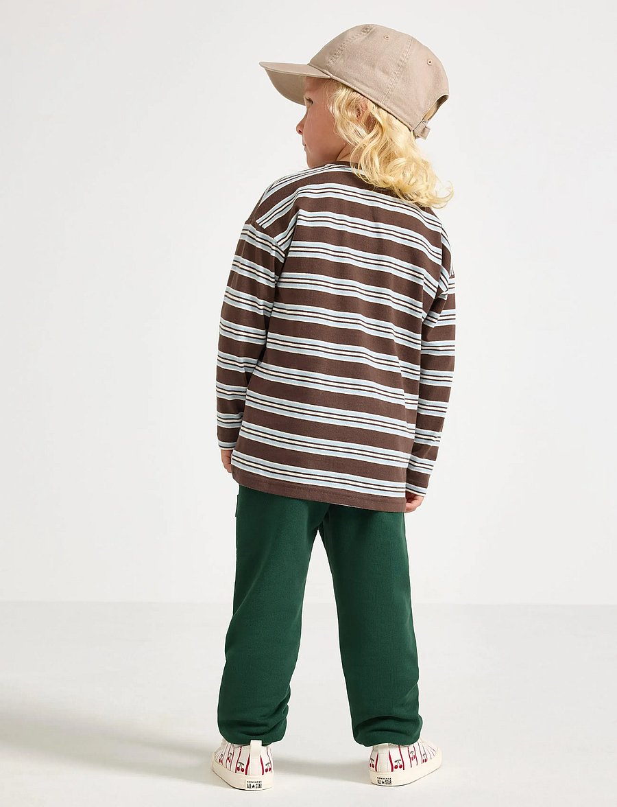 Lindex - Joggers with reinforced knees - jogginghosen - dark dusty green - 3