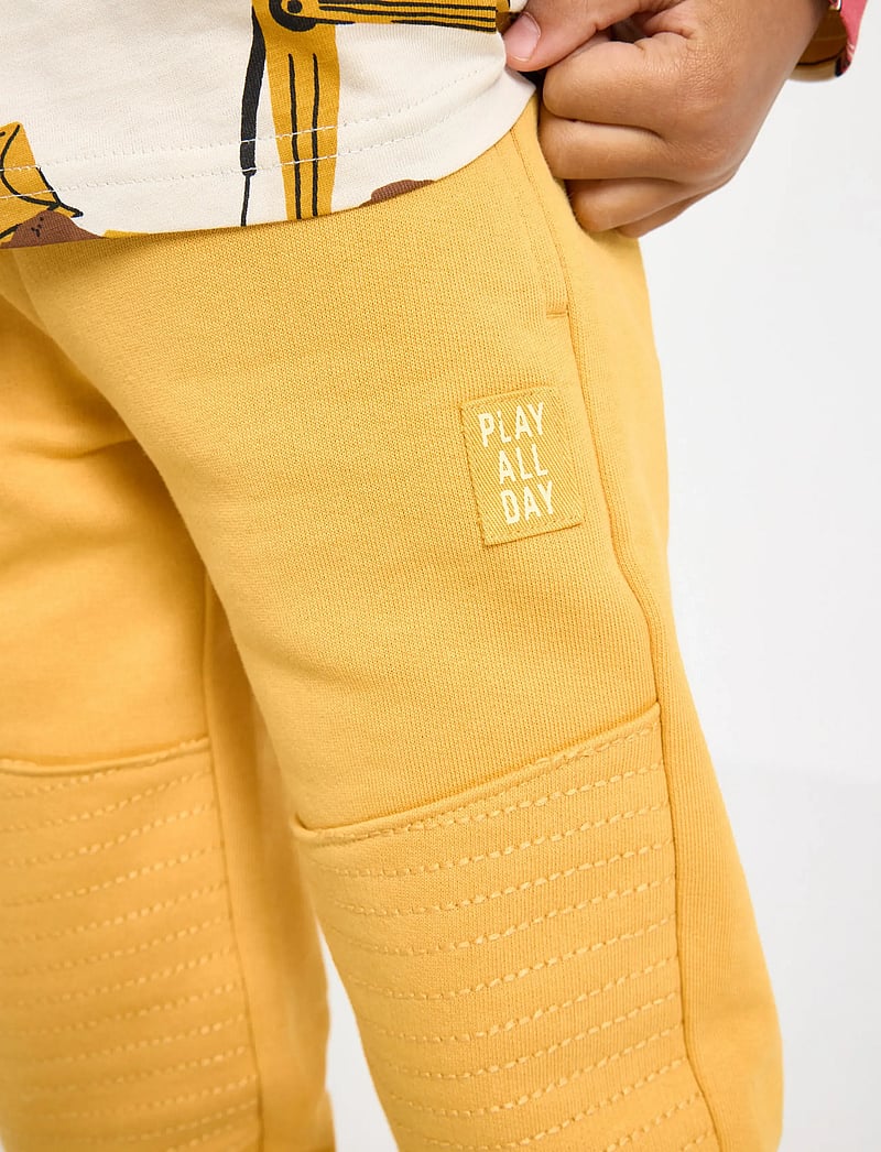 Lindex - Joggers with reinforced knees - sweatpants - light dusty yellow - 4