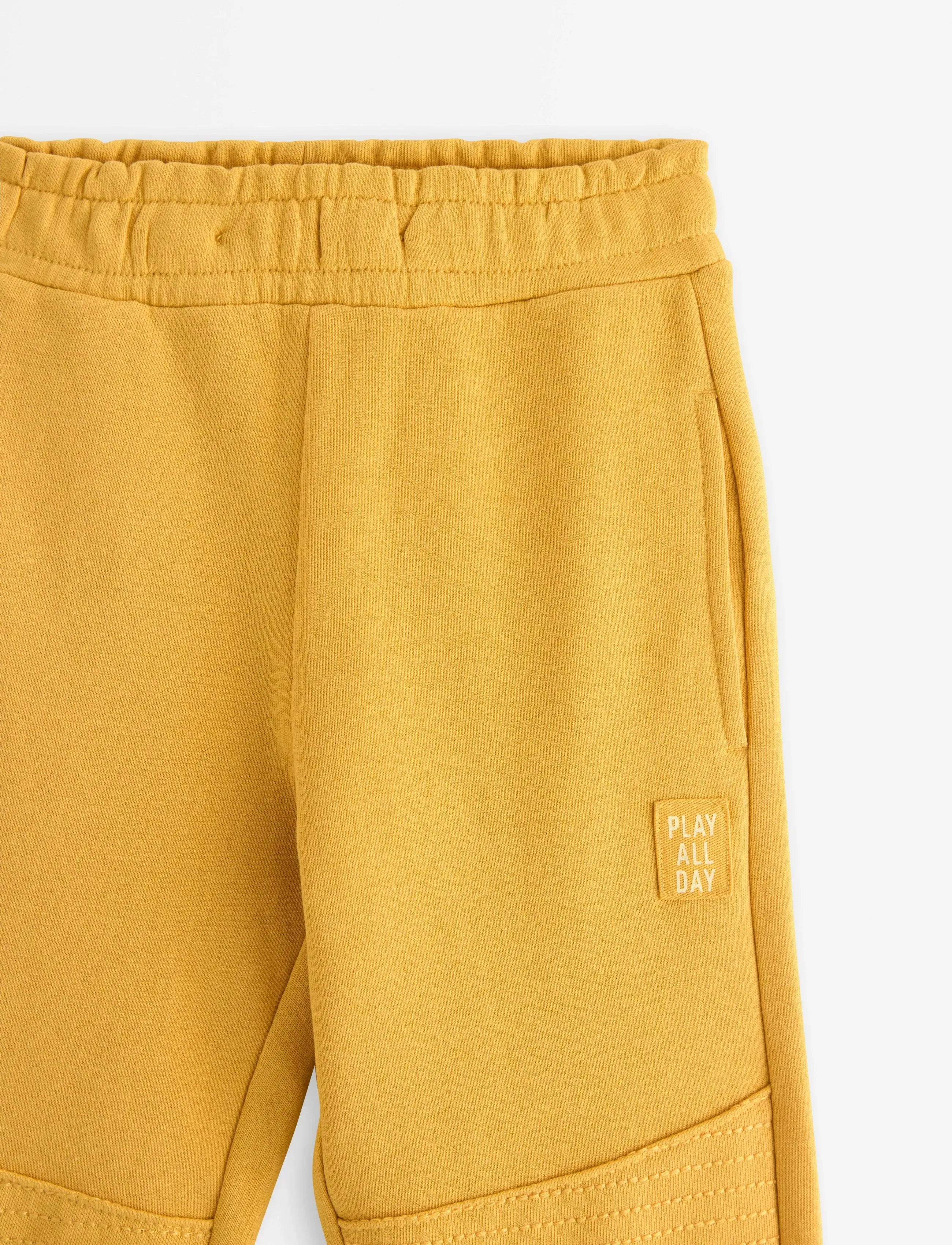 Lindex - Joggers with reinforced knees - verryttelyhousut - light dusty yellow - 5