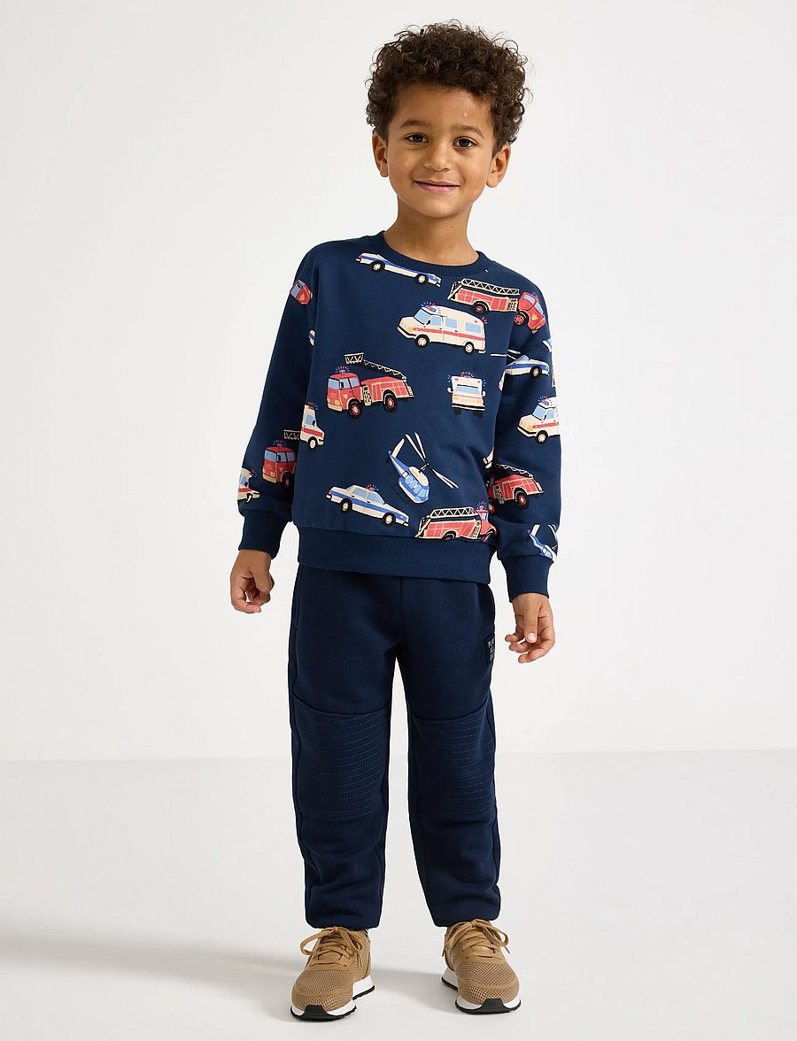Lindex - Joggers with reinforced knees - jogginghosen - navy - 0