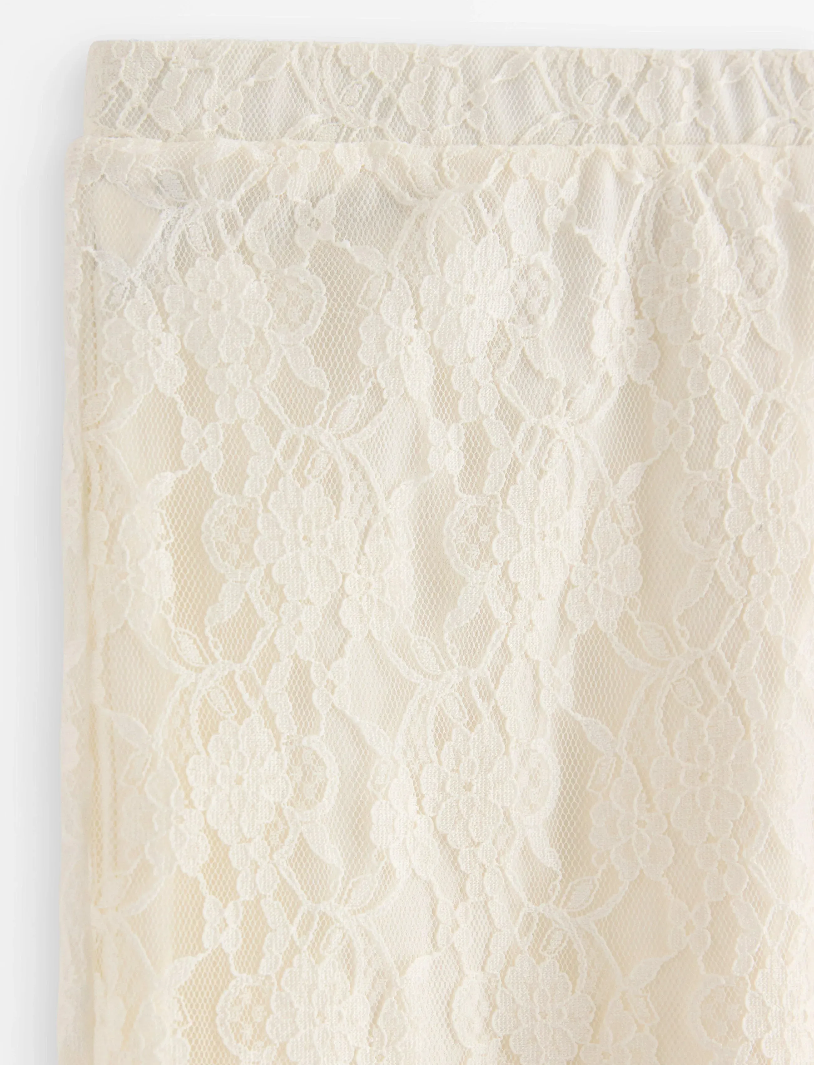 Lindex - Skirt in lace - midi-röcke - off white - 5