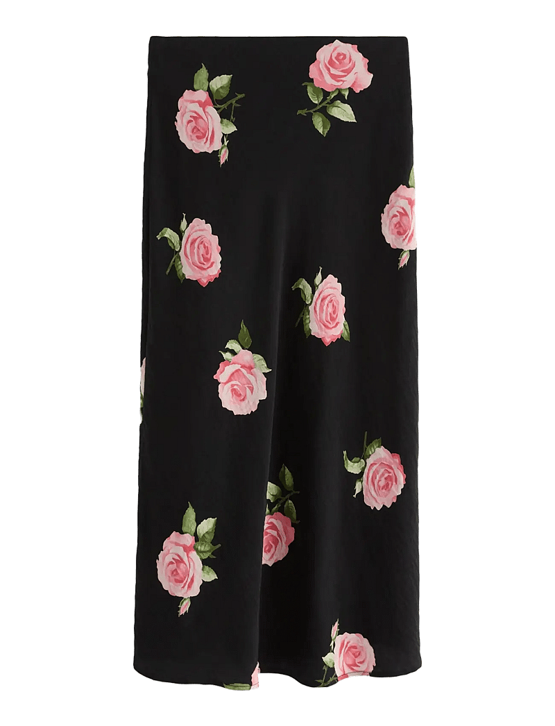 Lindex - Skirt Melissa - maksiseelikud - black - 2