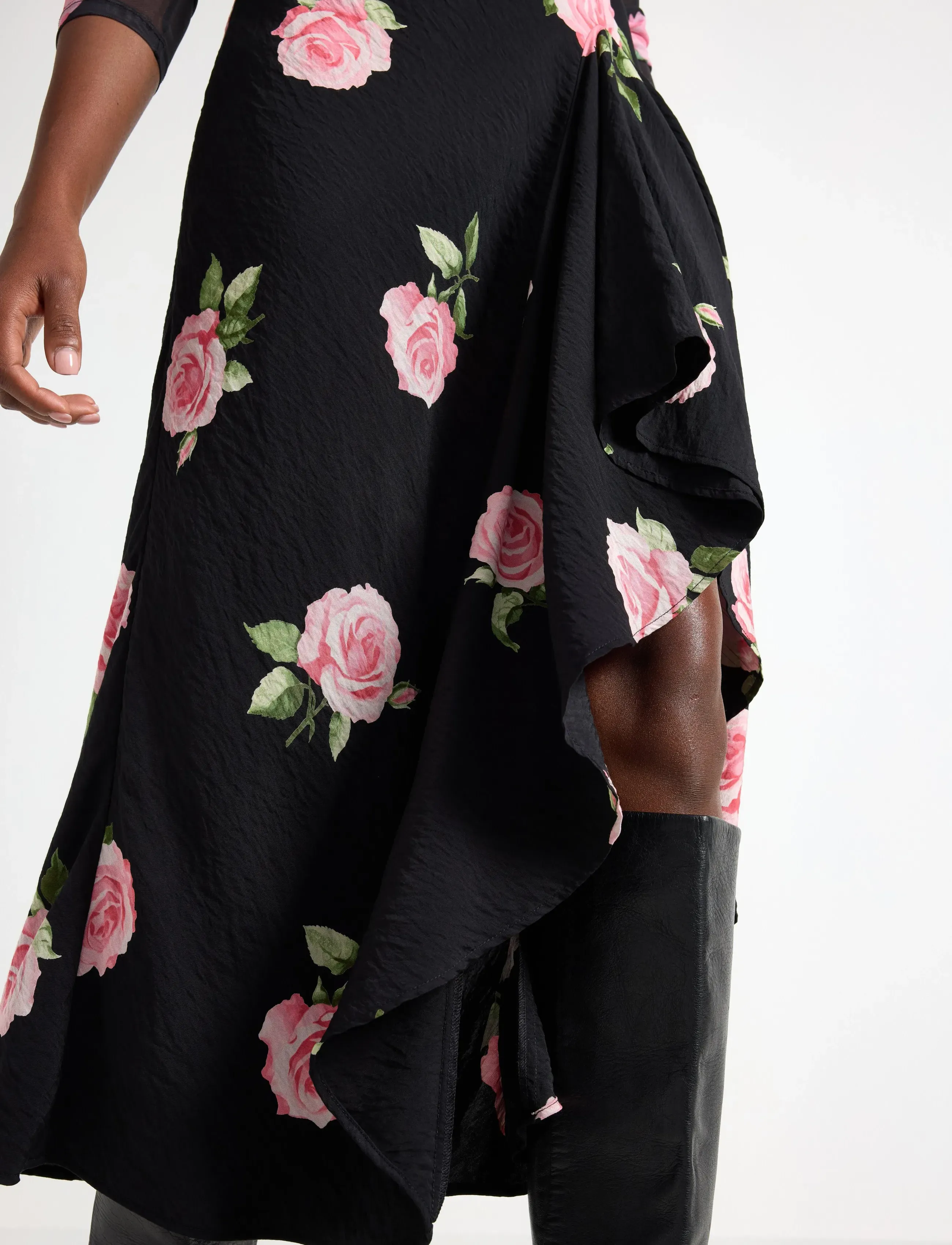 Lindex - Skirt Melissa - madalaimad hinnad - black - 4