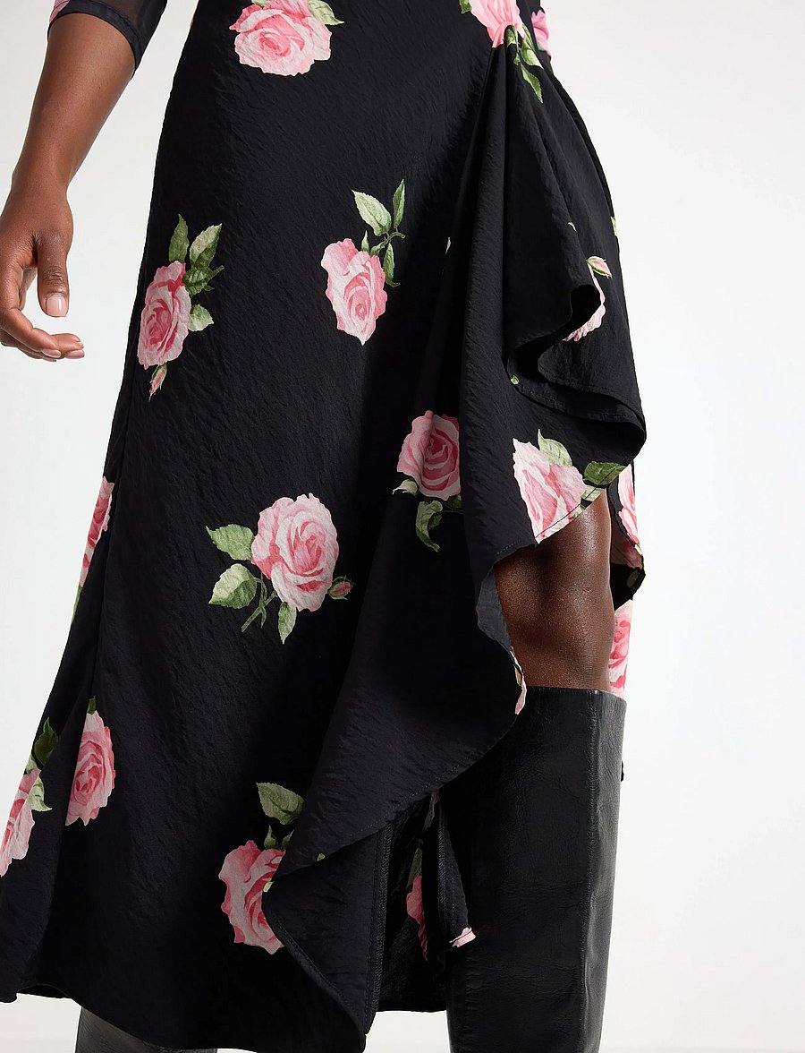Lindex - Skirt Melissa - maxi nederdele - black - 4