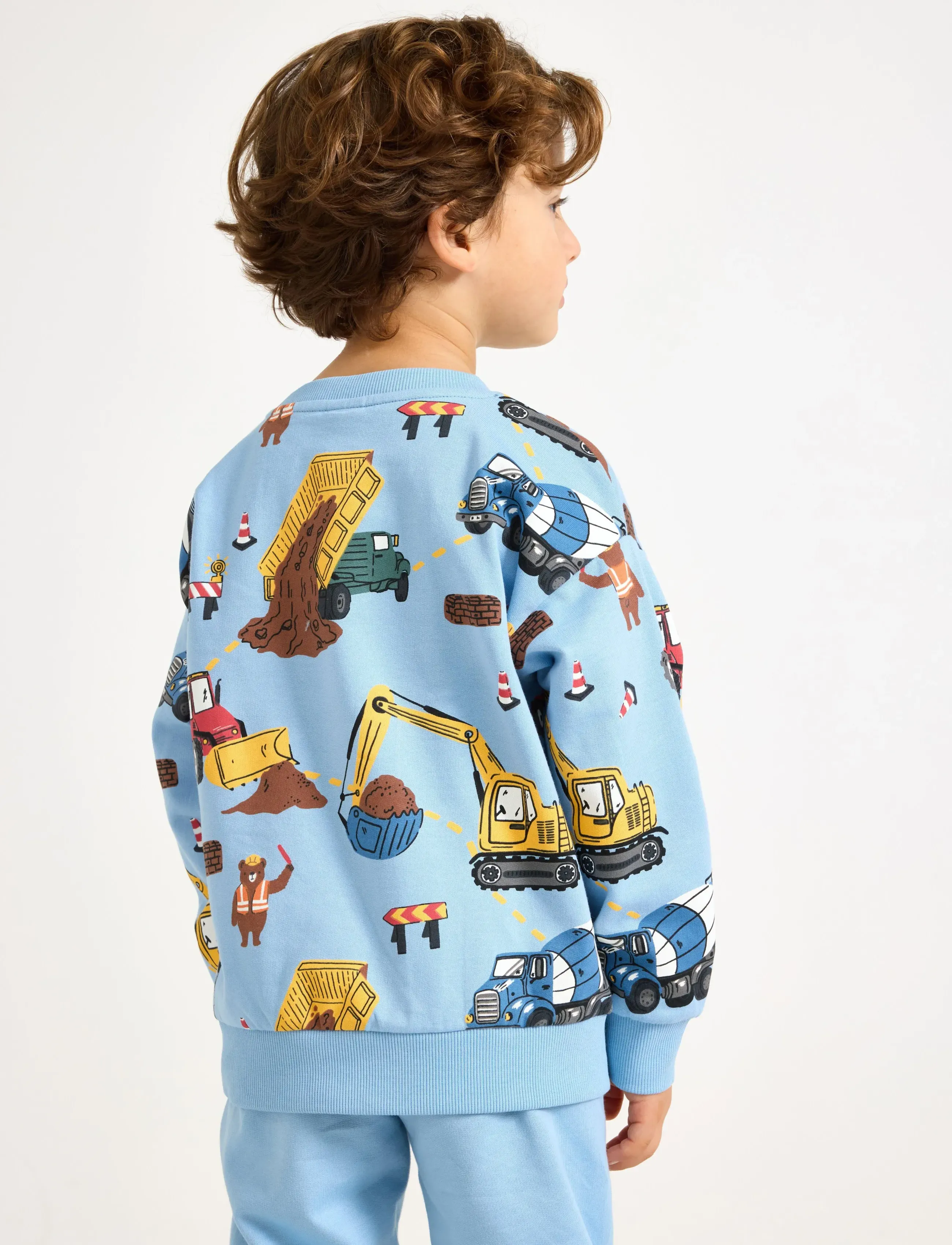 Lindex - Sweatshirt with brushed inside - blue - 3
