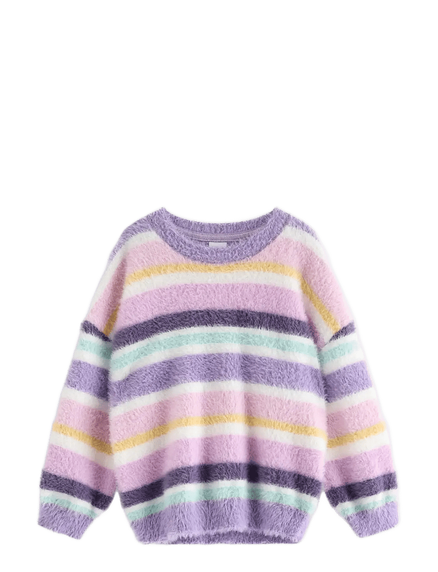 Lindex - Jumper in feather yarn - džemprid - lilac - 0