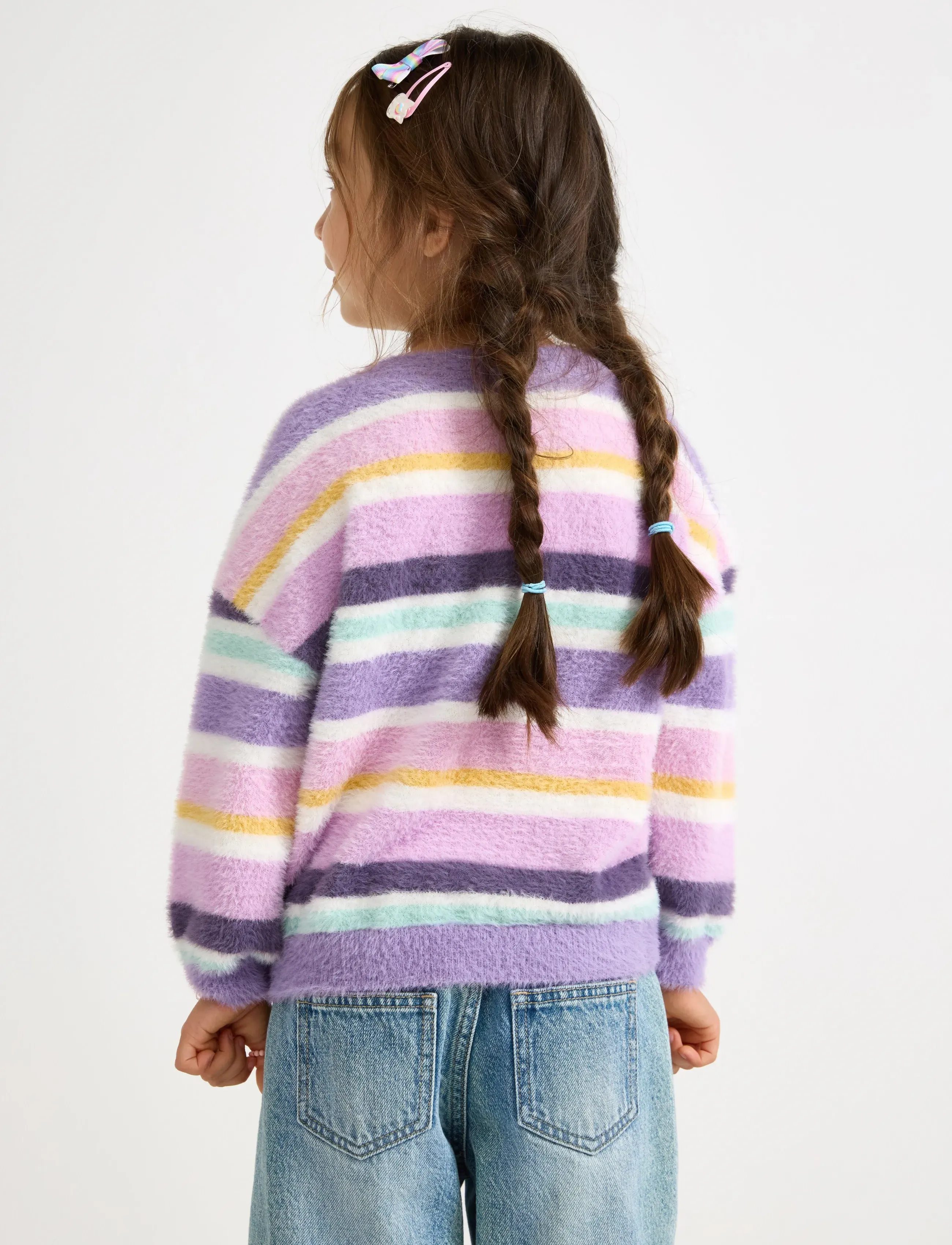 Lindex - Jumper in feather yarn - pullover - lilac - 3