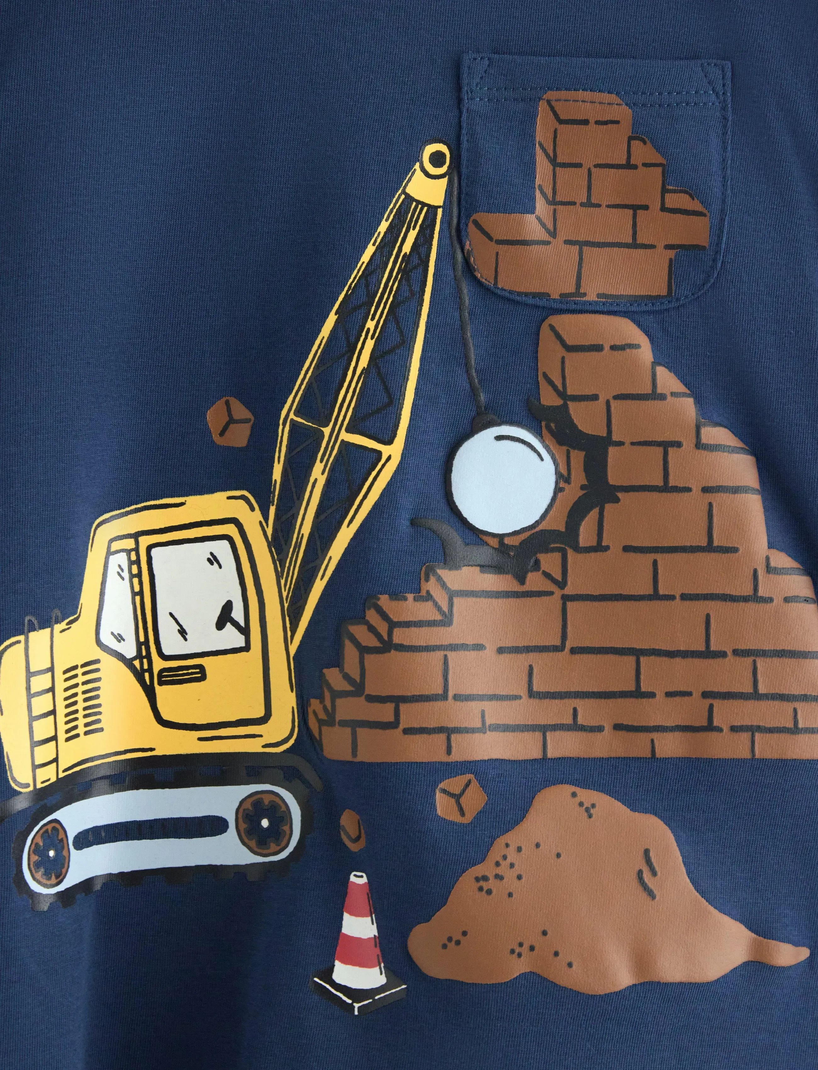 Lindex - Top LS construction truck PLAC - marškinėliai ilgomis rankovėmis - dark blue - 5