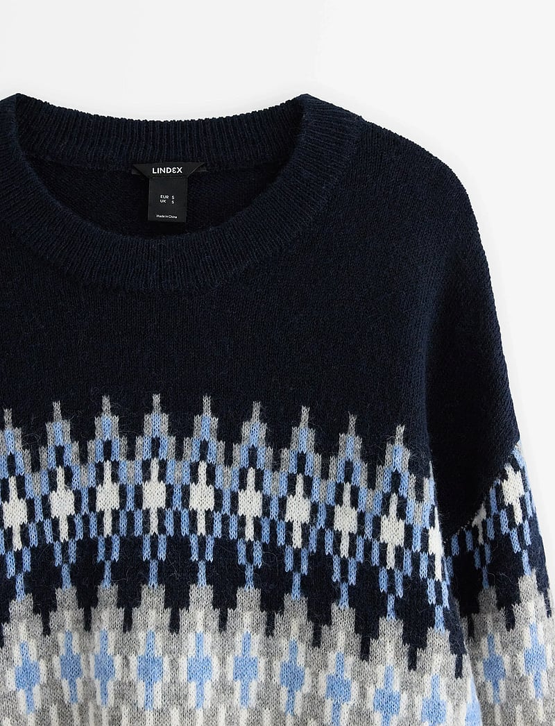 Lindex - Stickad tröja - pullover - grey melange - 5