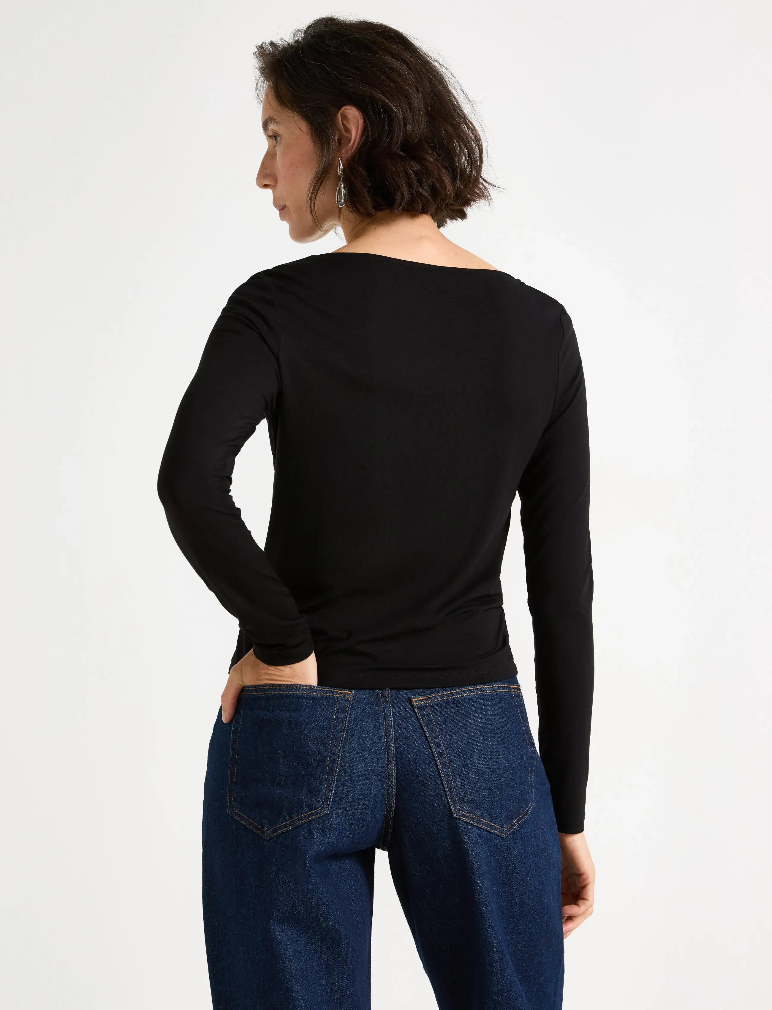 Lindex - Top Simona - madalaimad hinnad - black - 3