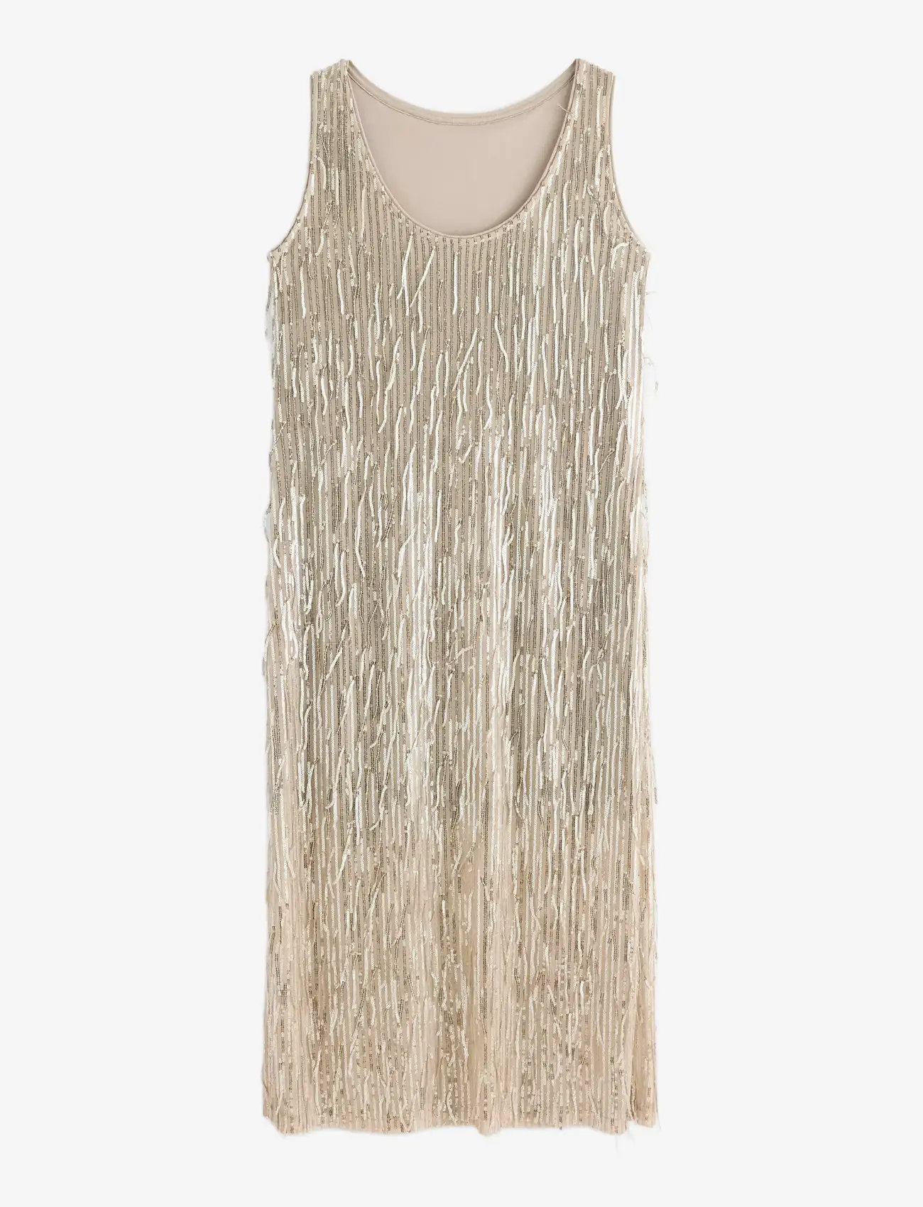 Lindex - Dress Carol - paillettenkleider - silver - 2