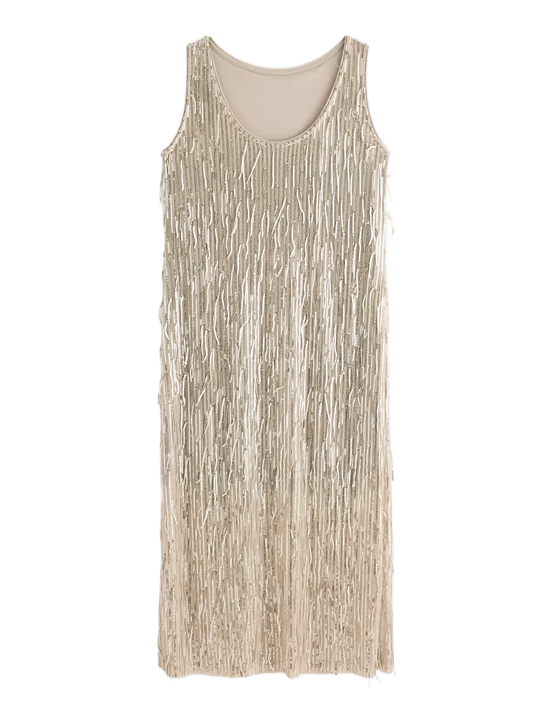 Lindex - Dress Carol - pailletkjoler - silver - 2