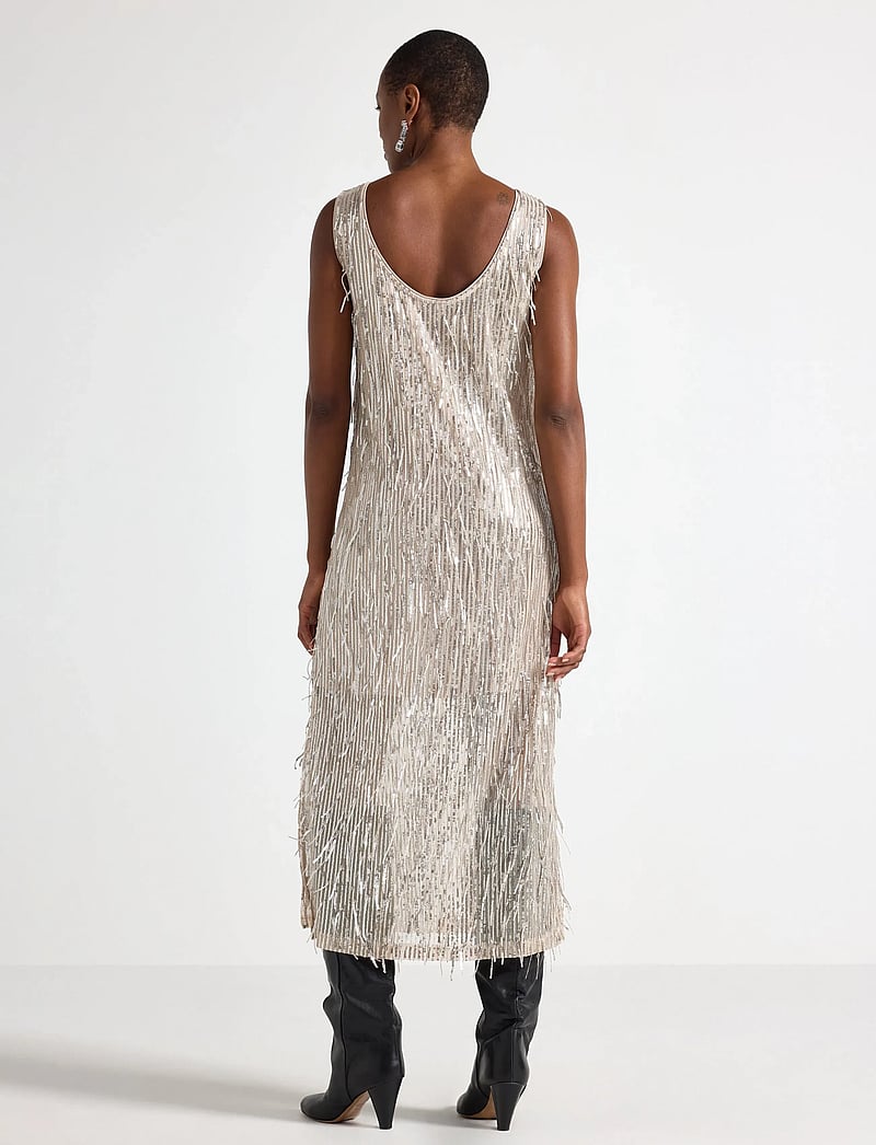 Lindex - Dress Carol - pailletkjoler - silver - 3