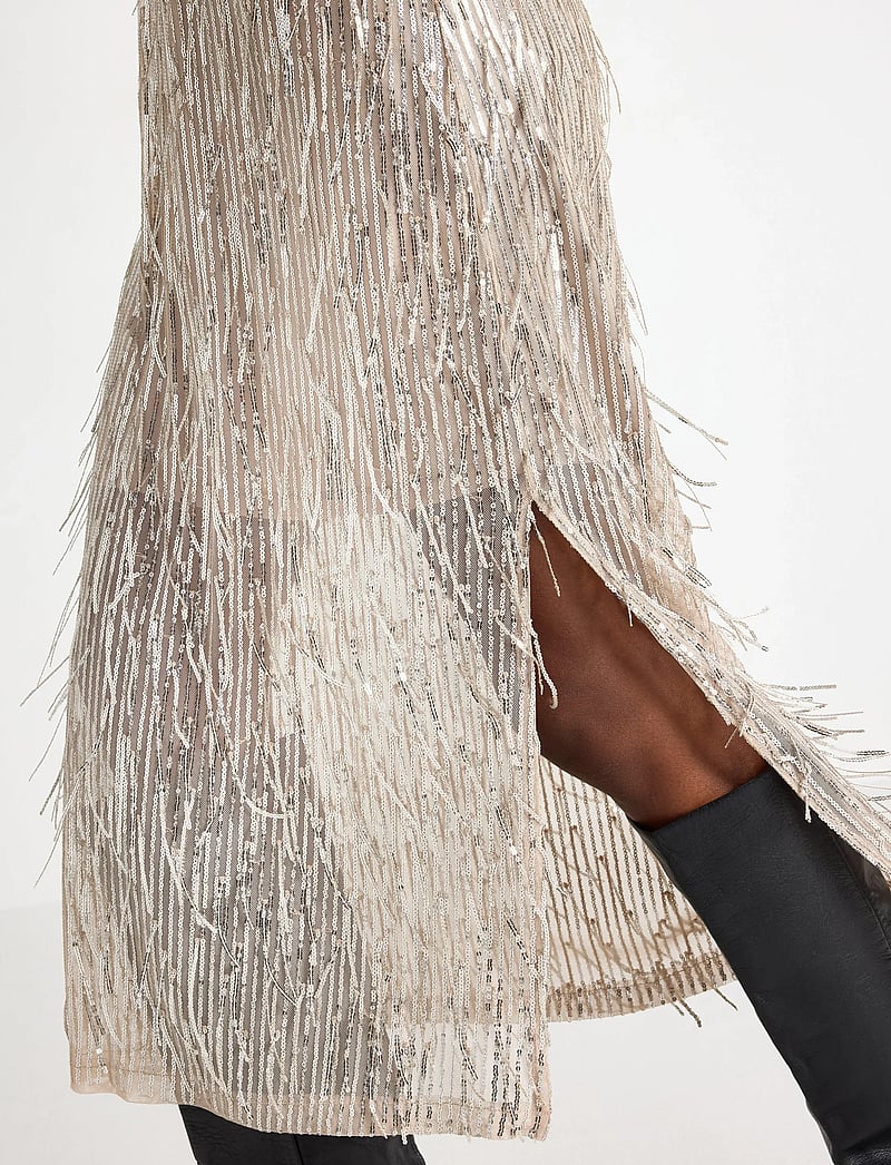 Lindex - Dress Carol - pailletkjoler - silver - 4