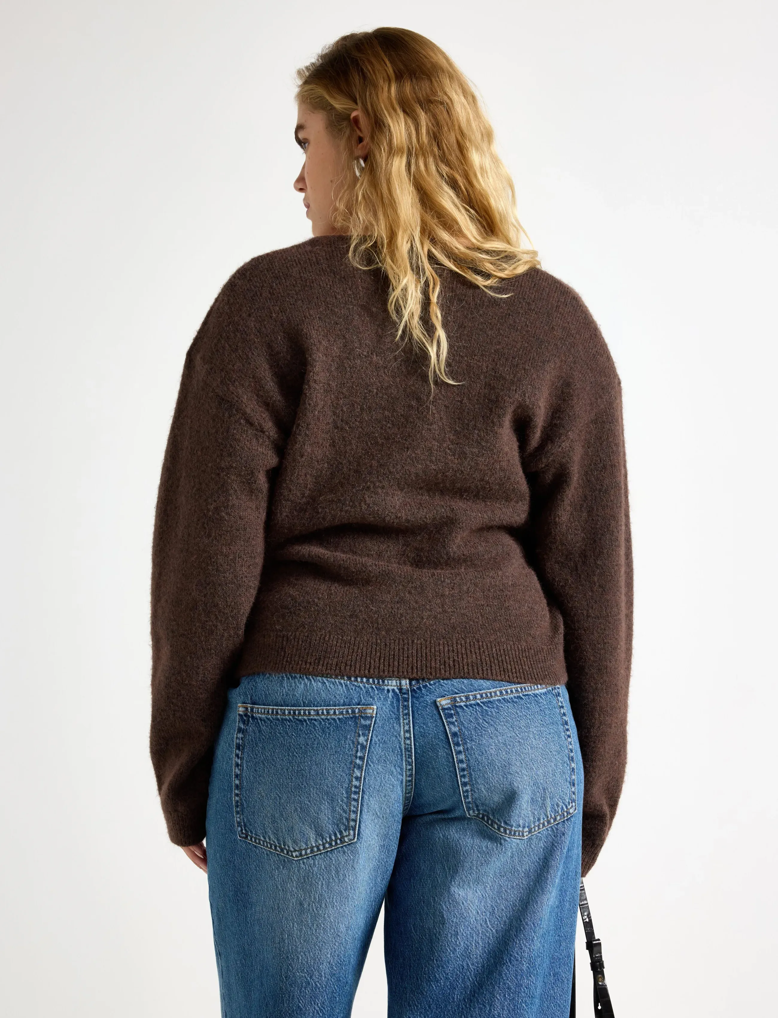 Lindex - Cardigan Pim - dark brown - 3
