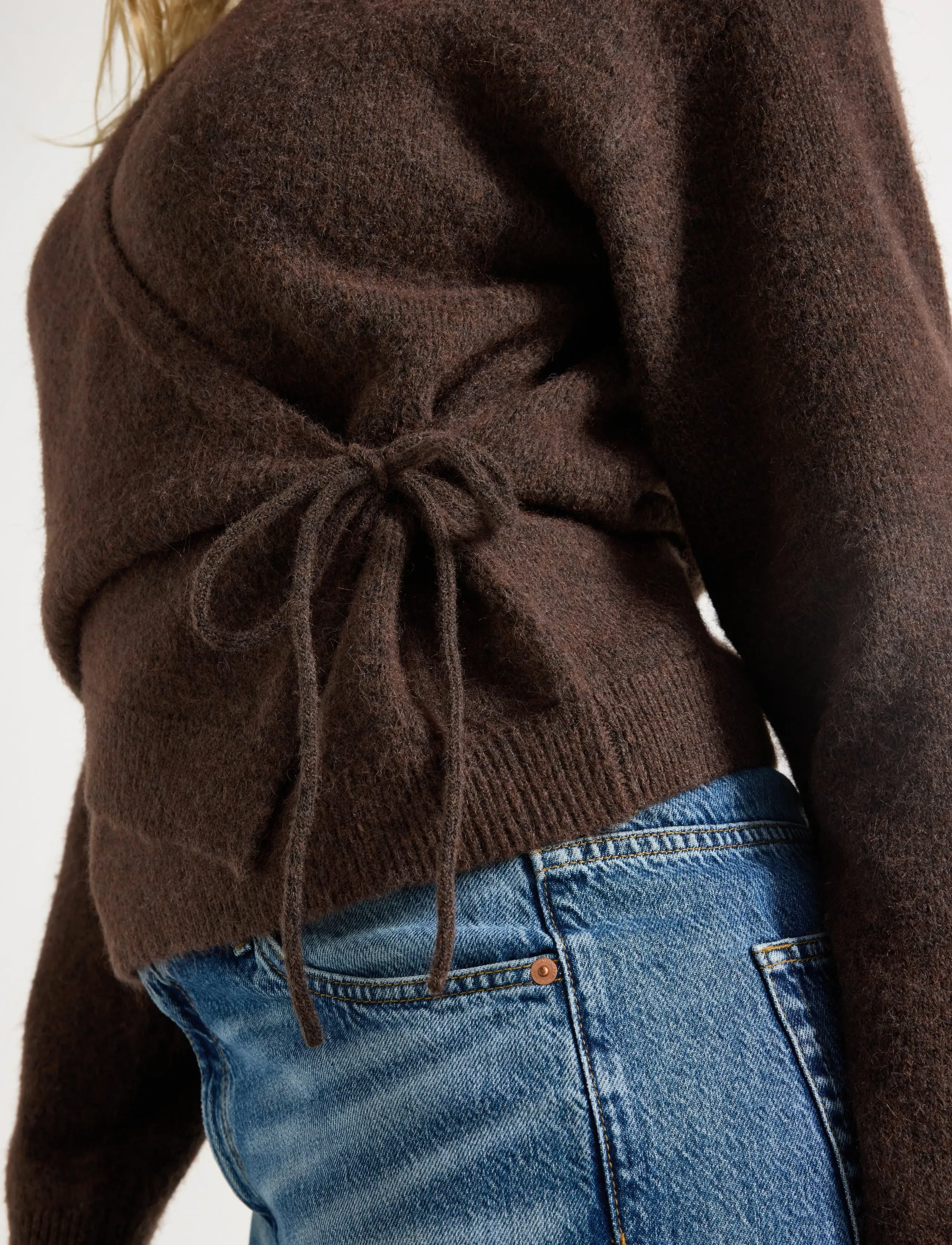 Lindex - Cardigan Pim - dark brown - 4