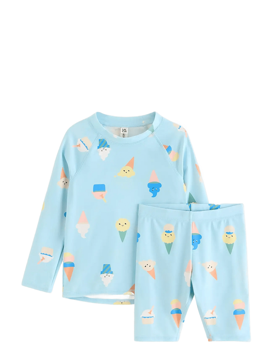 Lindex - Swimwear set with uv protection - uv-kaitsega riided - light blue - 1