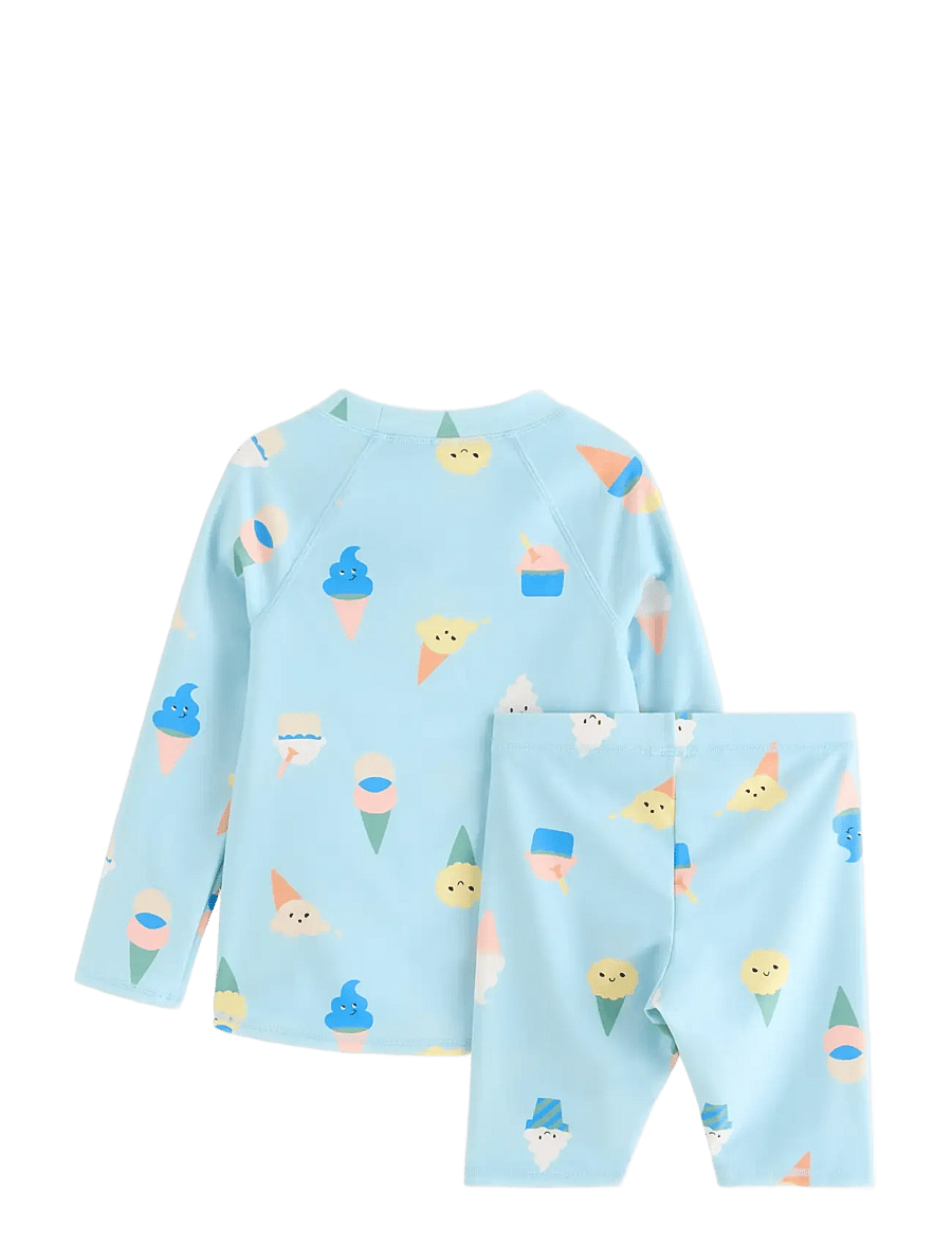 Lindex - Swimwear set with uv protection - uv-kaitsega riided - light blue - 2